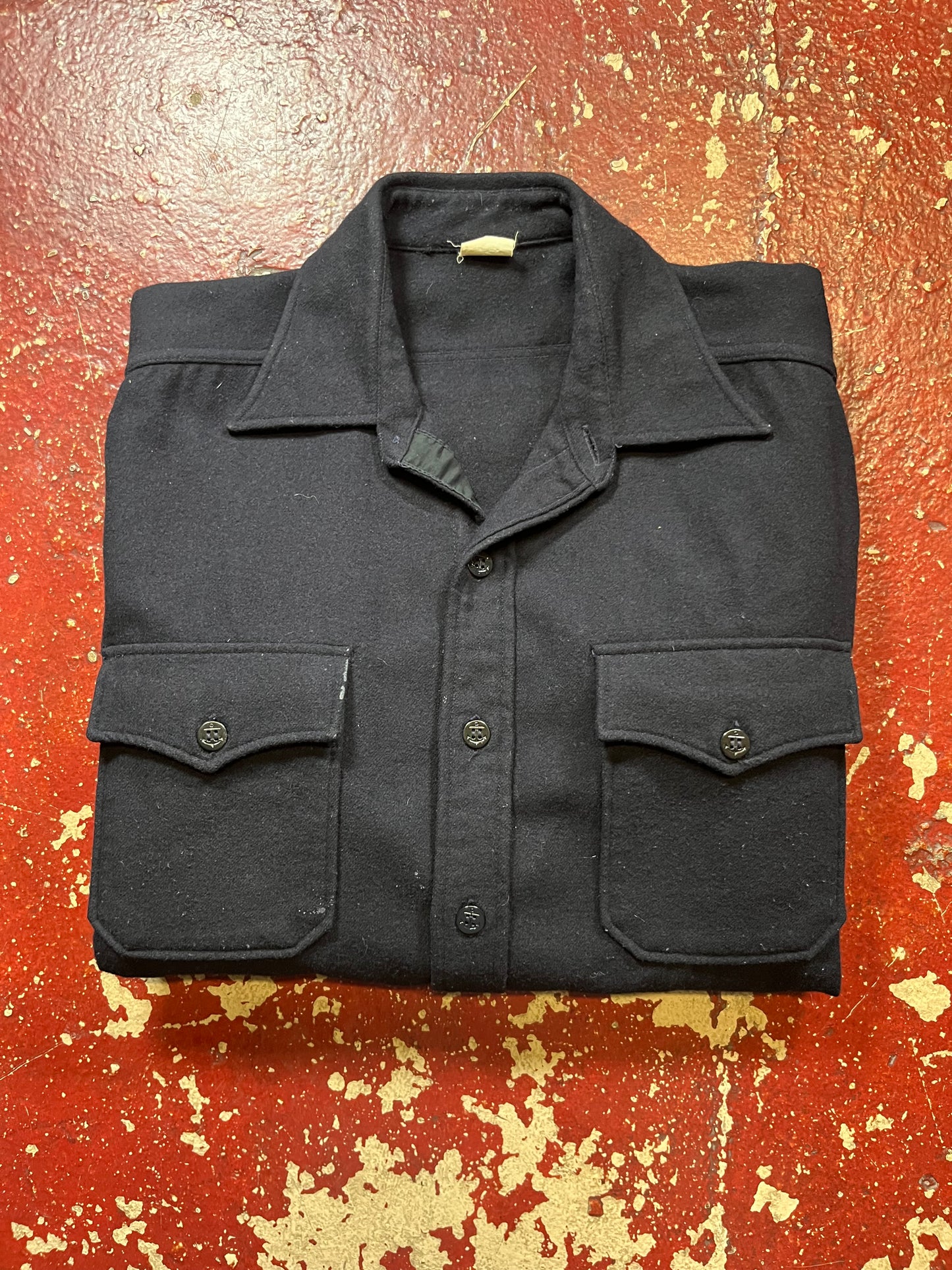 70s CPO Blue Flannel