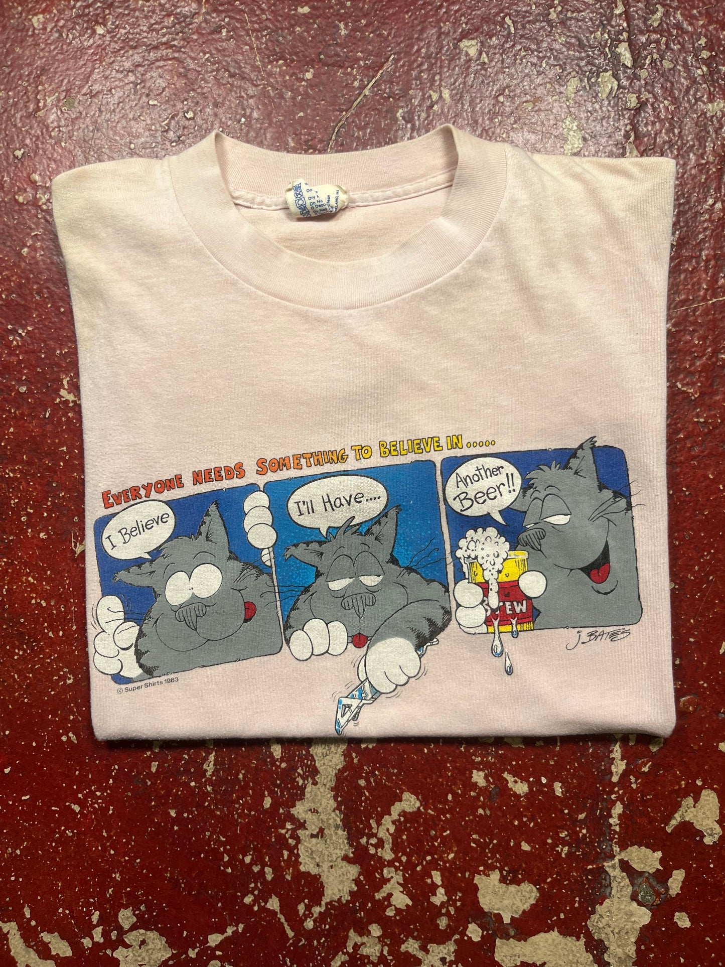 1983 Everybody Needs Something To Believe In Tee