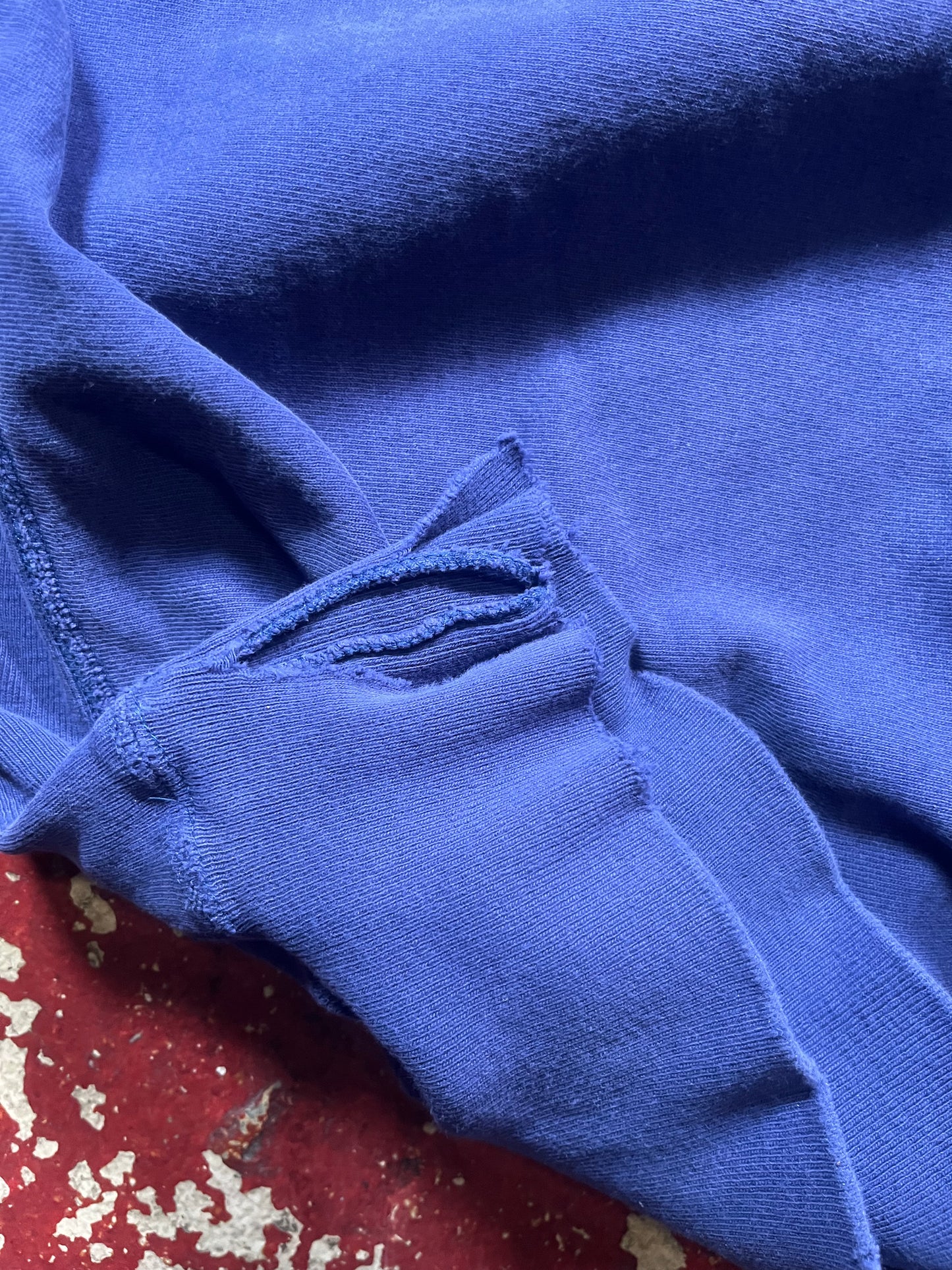 90s Champion Reverse Weave Logo Purple Crewneck
