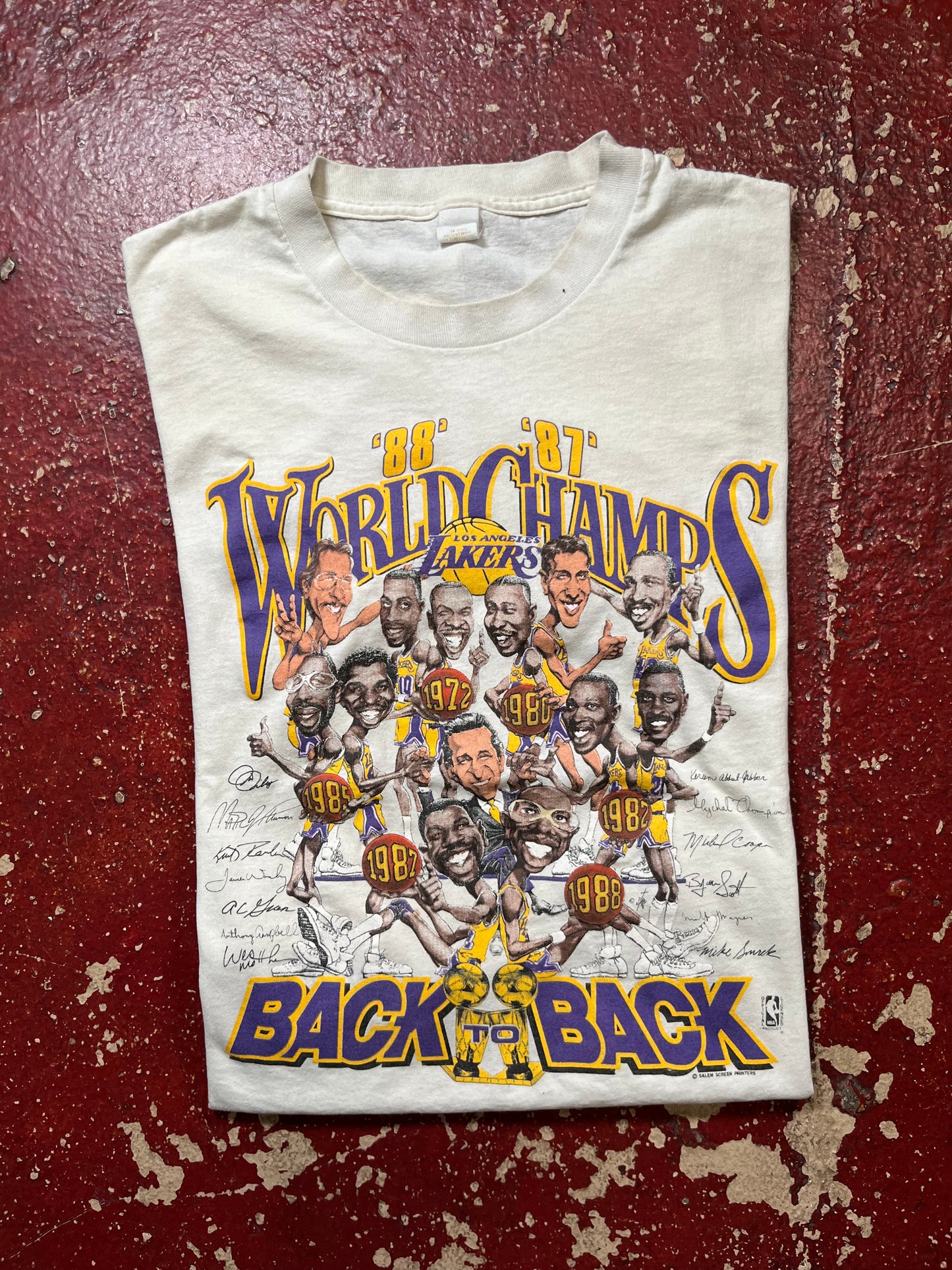 1988 Los Angeles Lakers Champions Tee