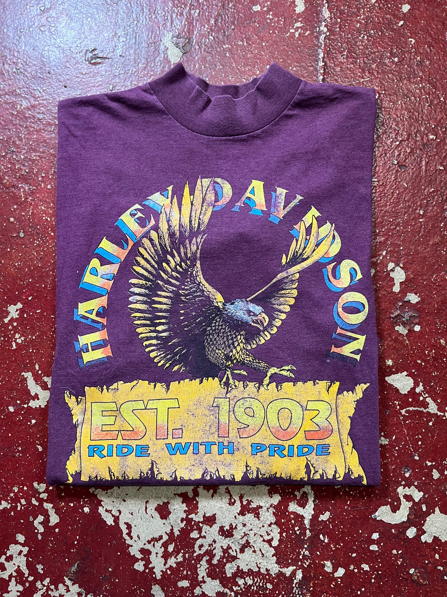 90s Harley Davidson “Ride With Pride” Long Sleeve Shirt