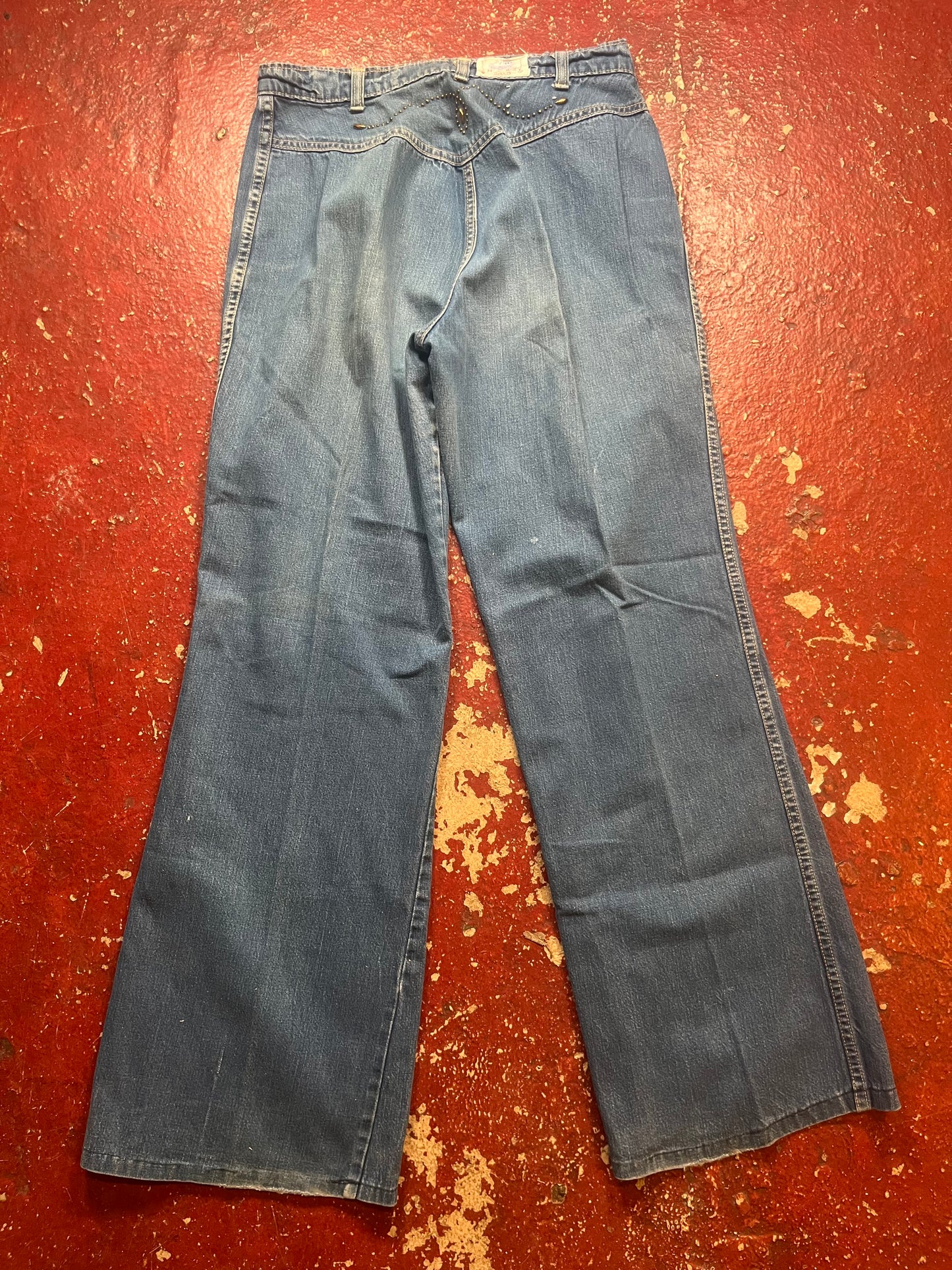 80s Hare Our Road Bell Bottom Jeans