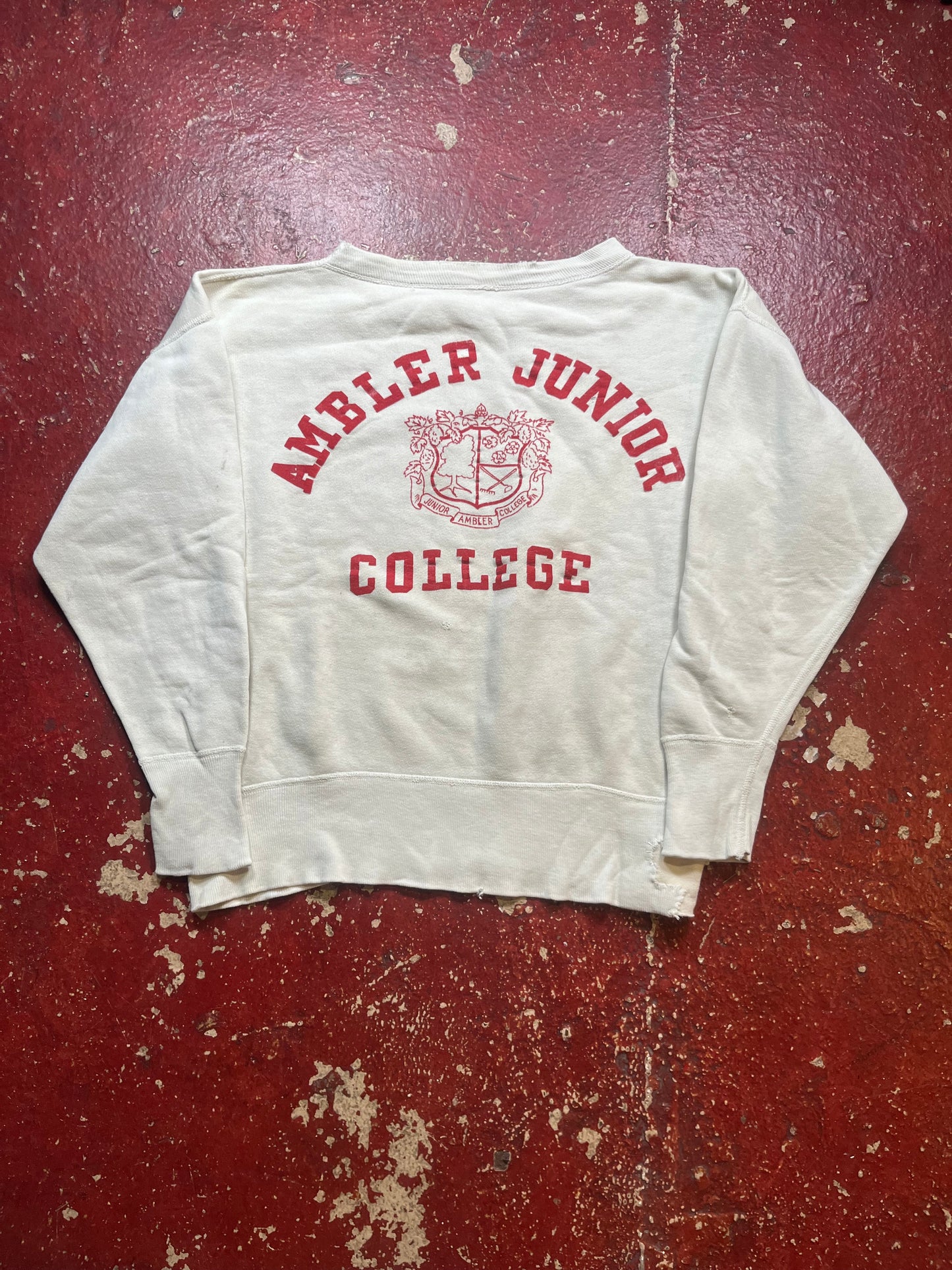 60s Champion Ambler Junior College Crewneck