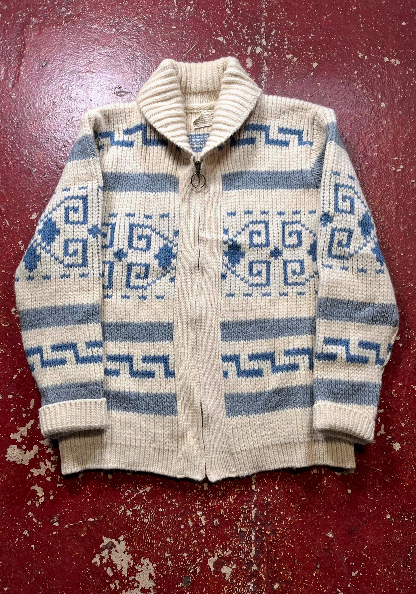70s Pendleton Blue “Lebowski” Shawl Jacket