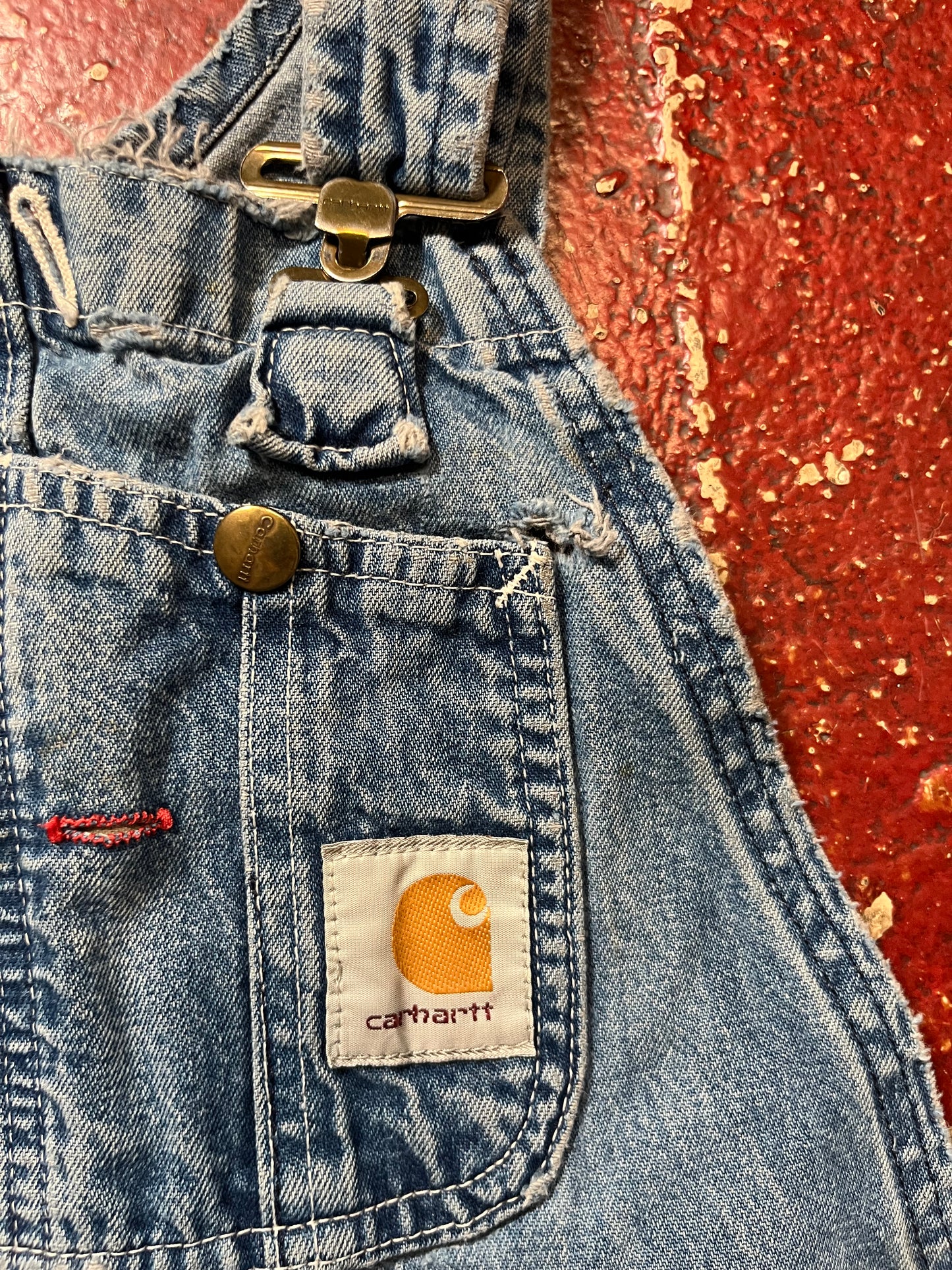 90s Carhartt Denim Overalls