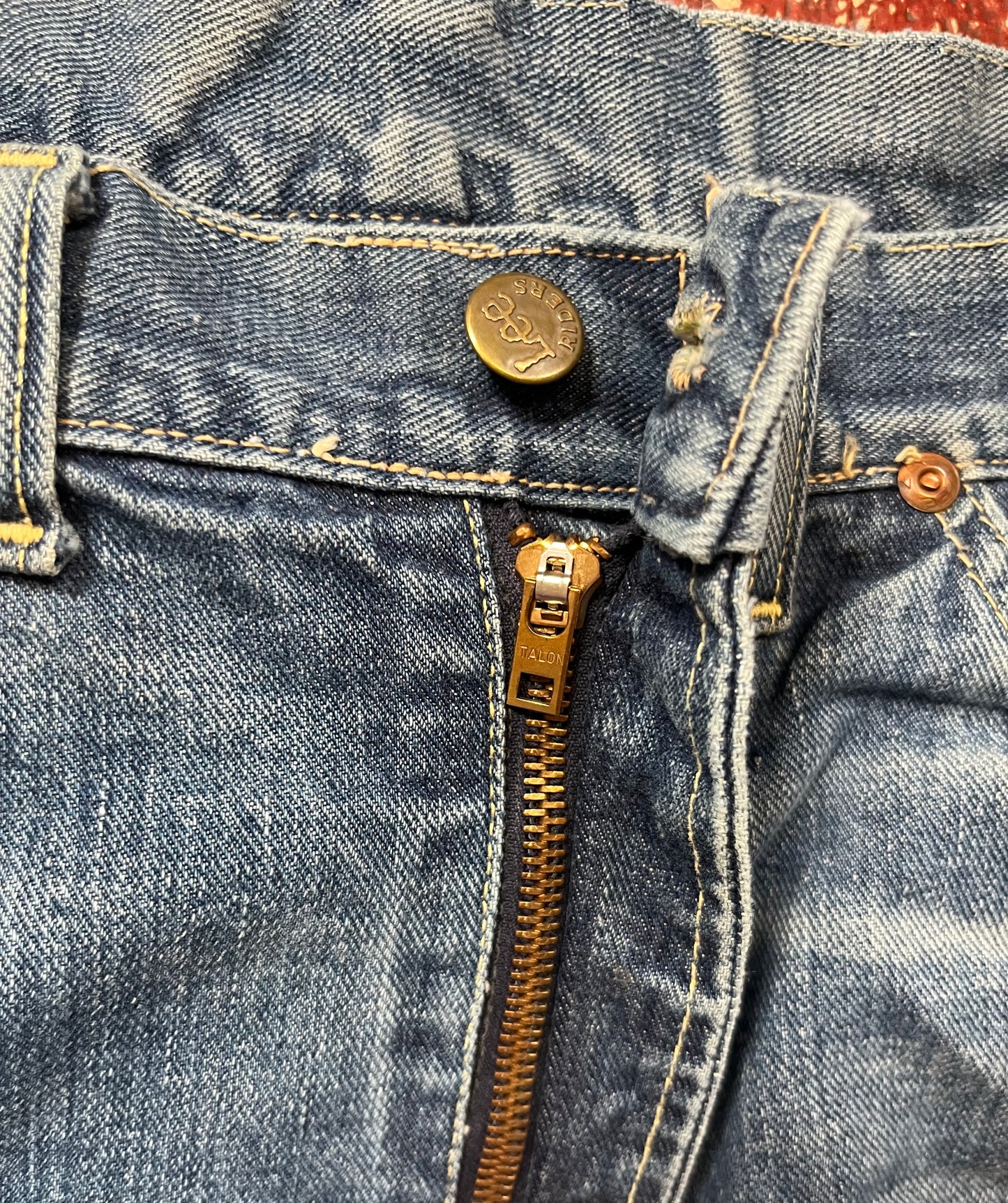 60s Lee Riders Half Selvedge Jeans