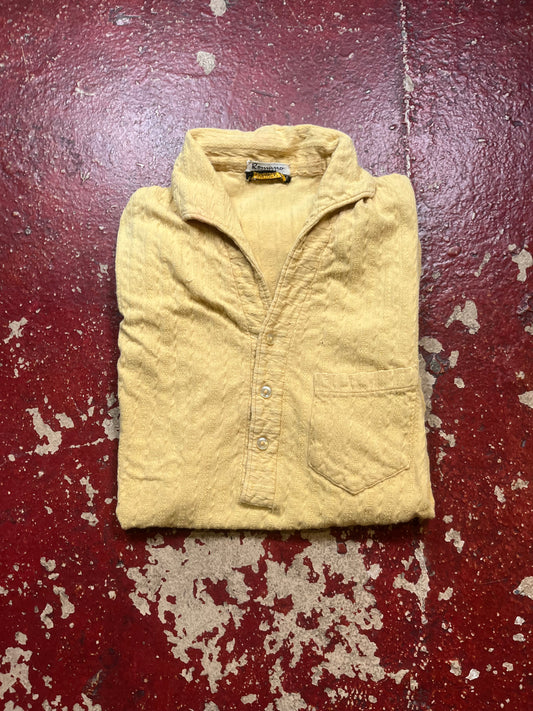 60s Campus Yellow Polo Shirt