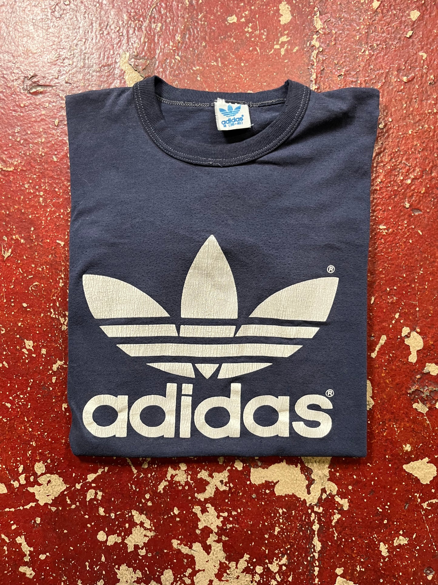 80s Adidas Trefoil Tee