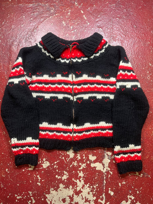 50s Full Zip Sweater