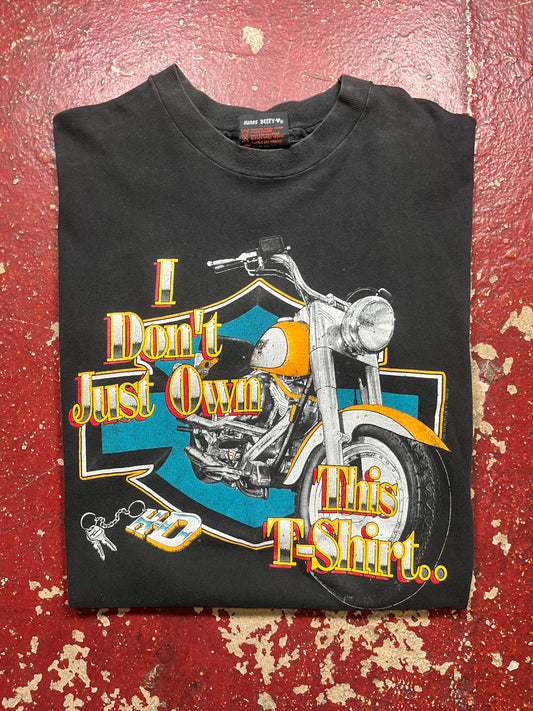 1990 Harley Davidson “I Don’t Just Own This Shirt” Tee