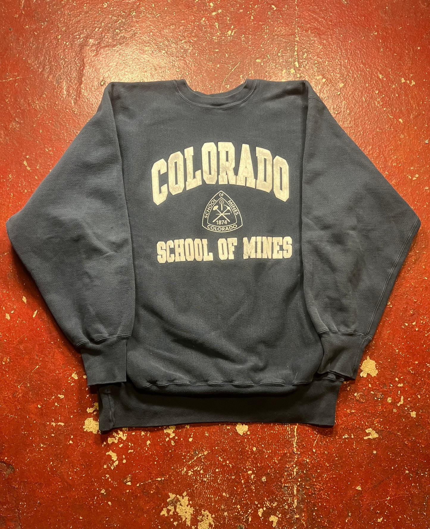 90s Champion Reverse Weave Colorado School Of Mines Crewneck