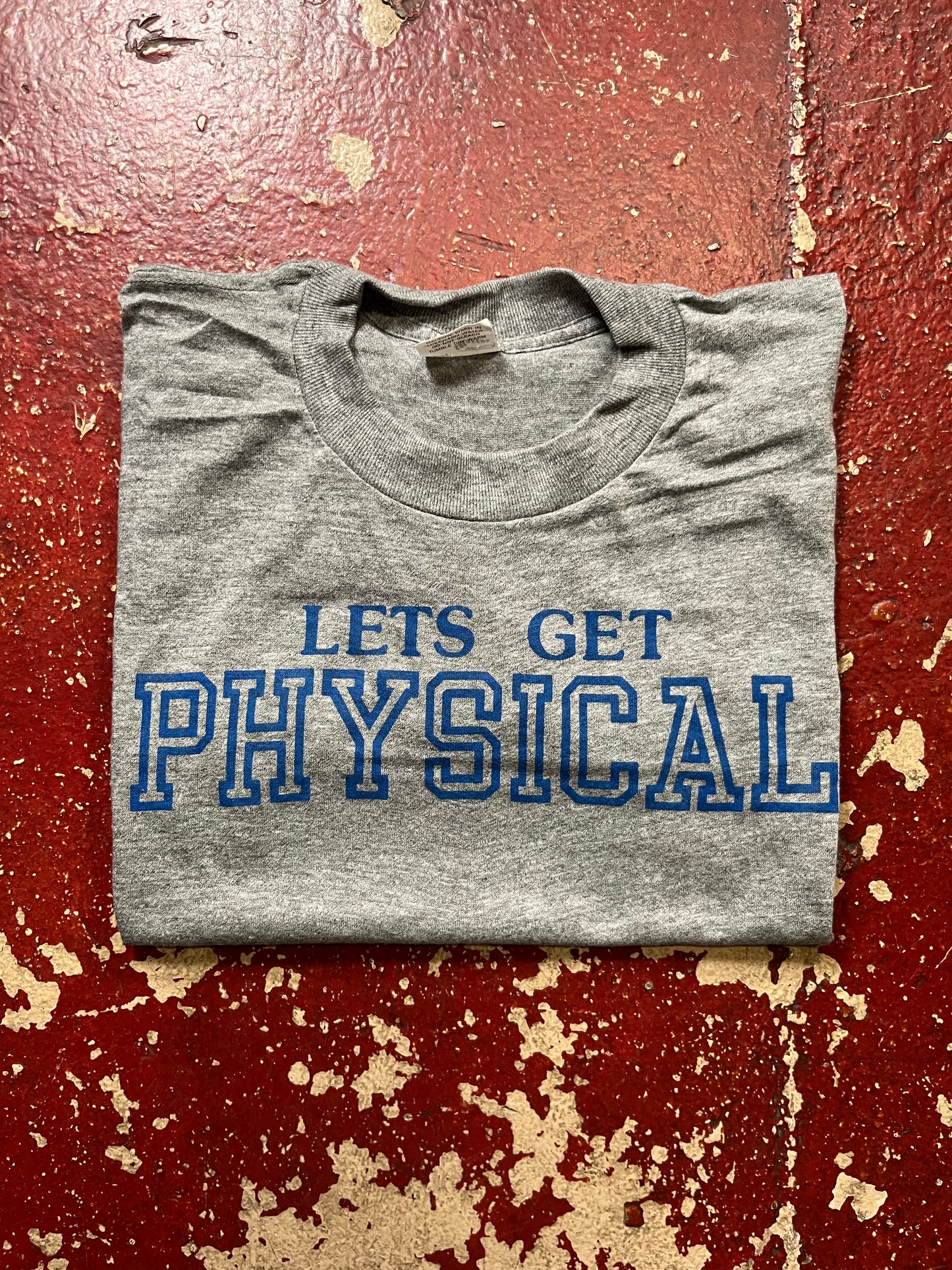 80s Let’s Get Physical Cropped Tee