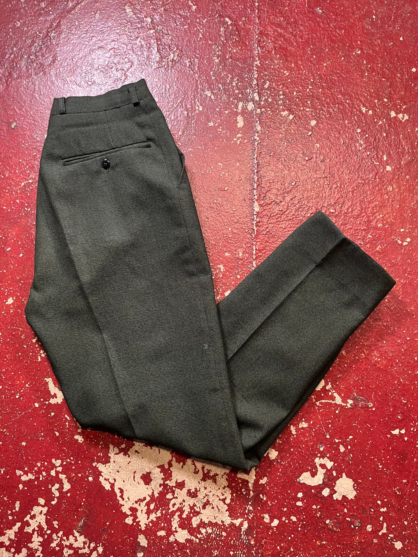 50s Drop Loop Green Pants