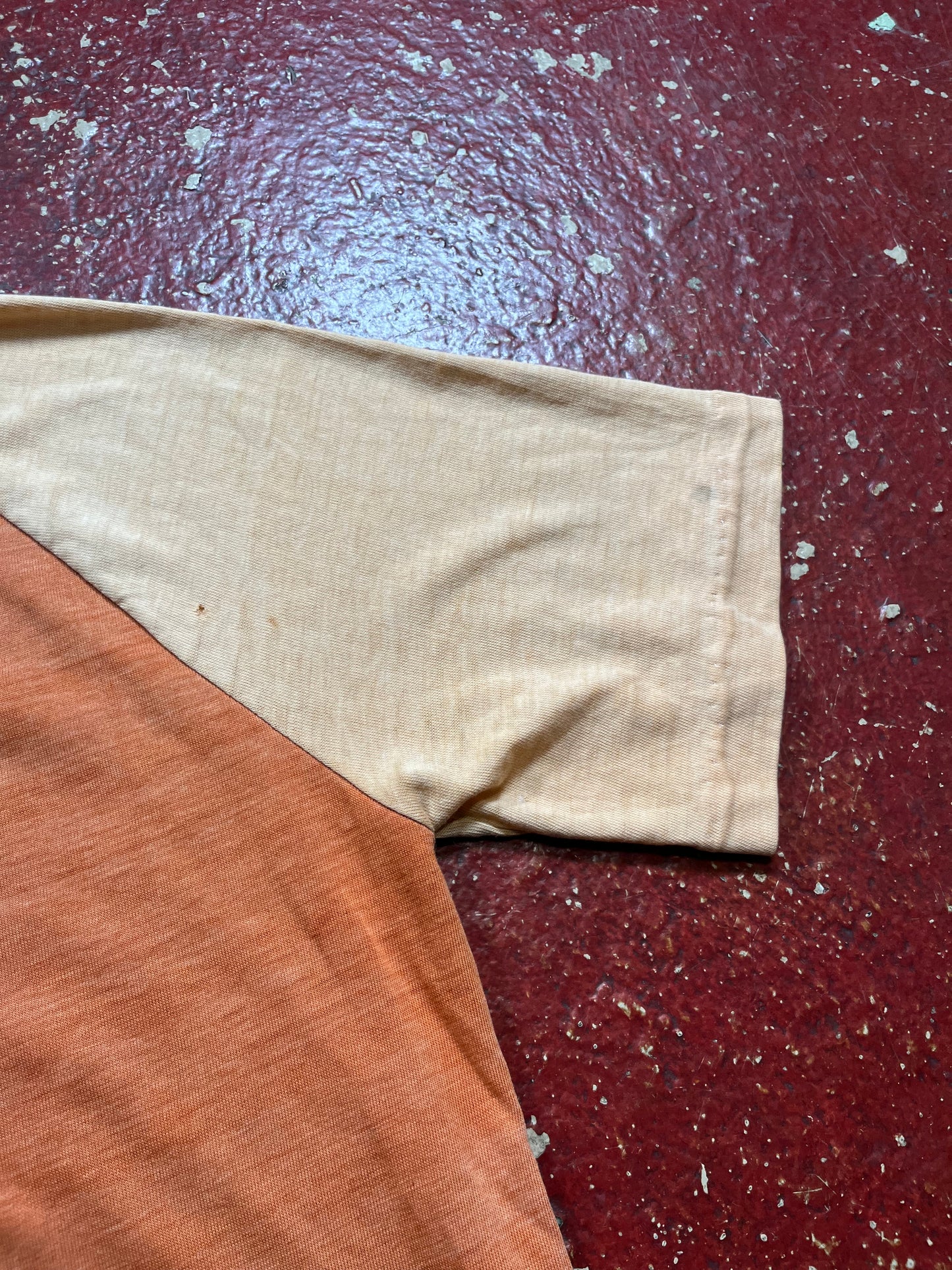 80s Orange Two Tone Shirt