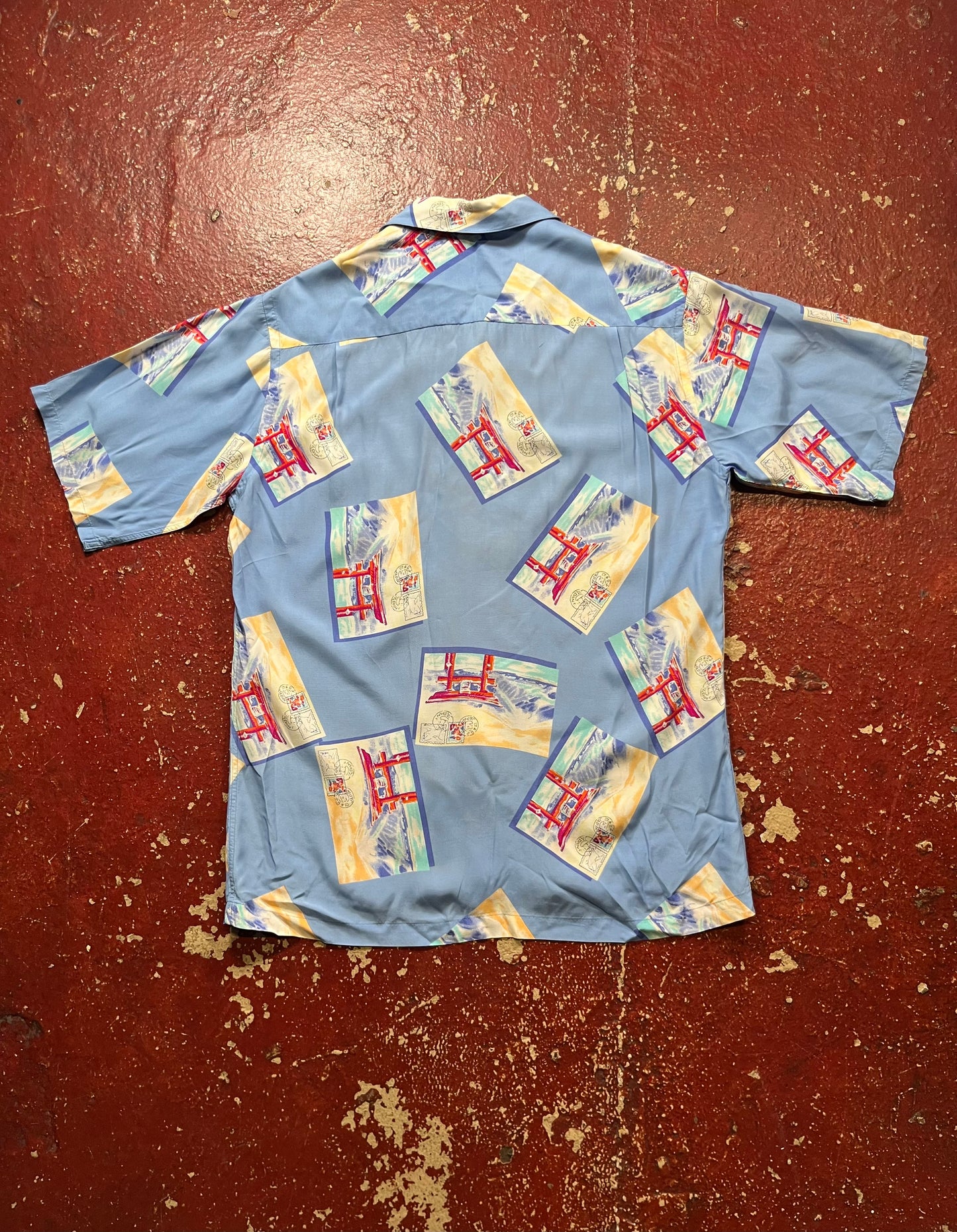 80s The North Face Japan Rayon Short Sleeve Shirt