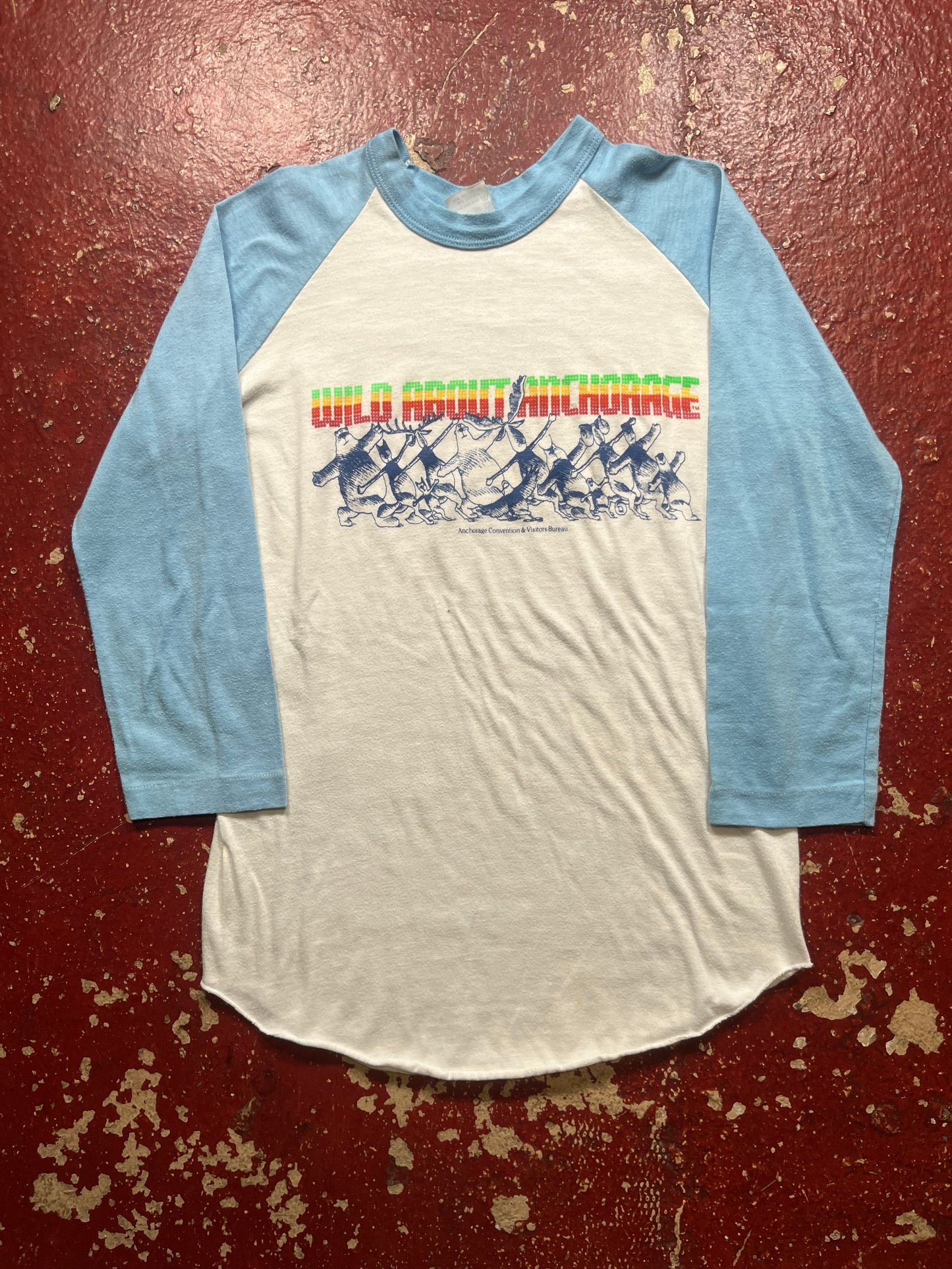 80s Wild About Anchorage Quarter Sleeve Shirt