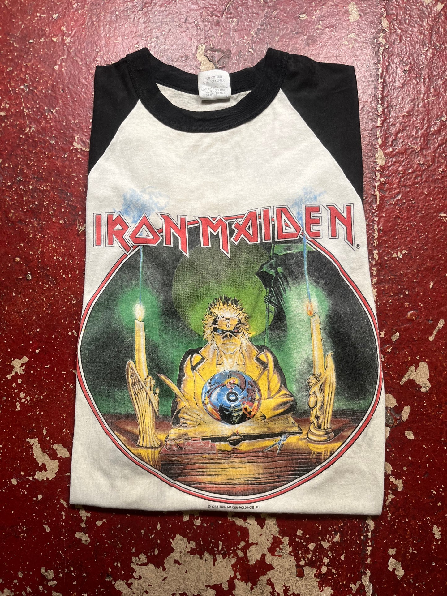 1988 Iron Maiden Quarter Sleeve Shirt