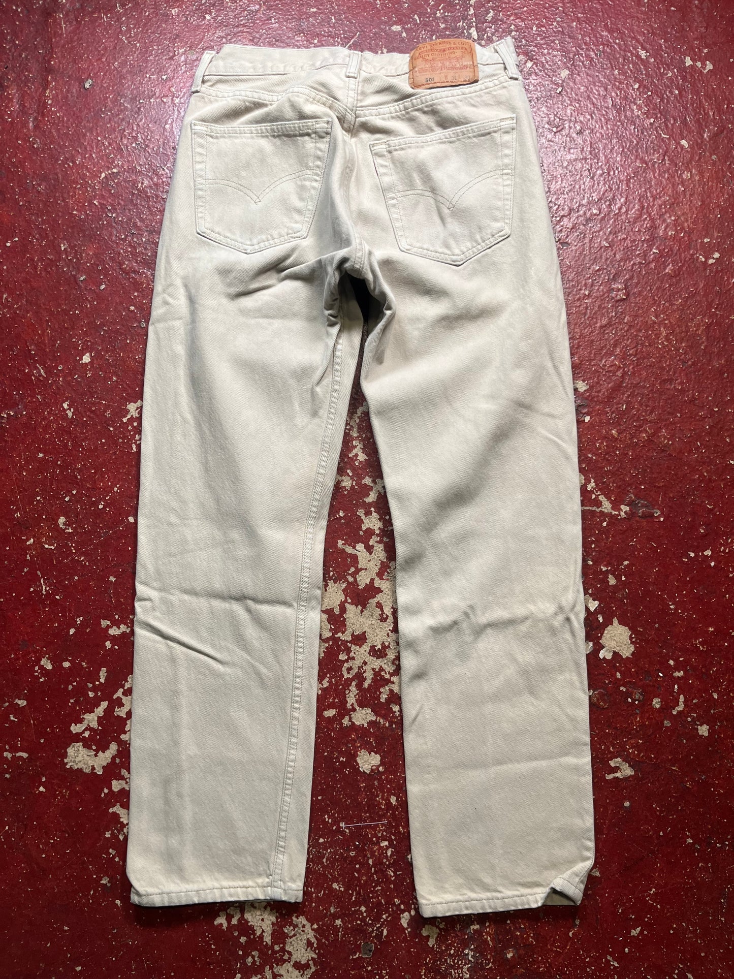 90s Levis 501s Khaki Pants