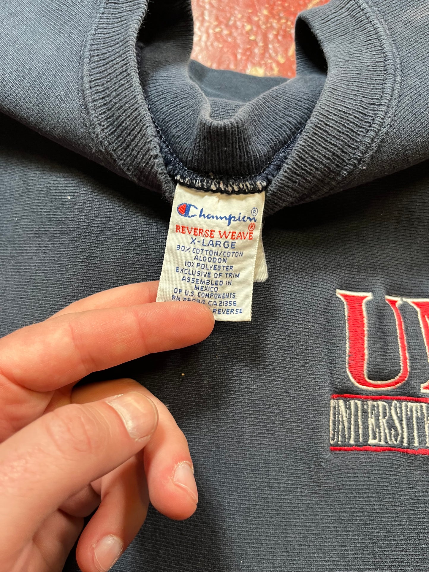 90s Champion Reverse Weave University Of New Hampshire Crewneck