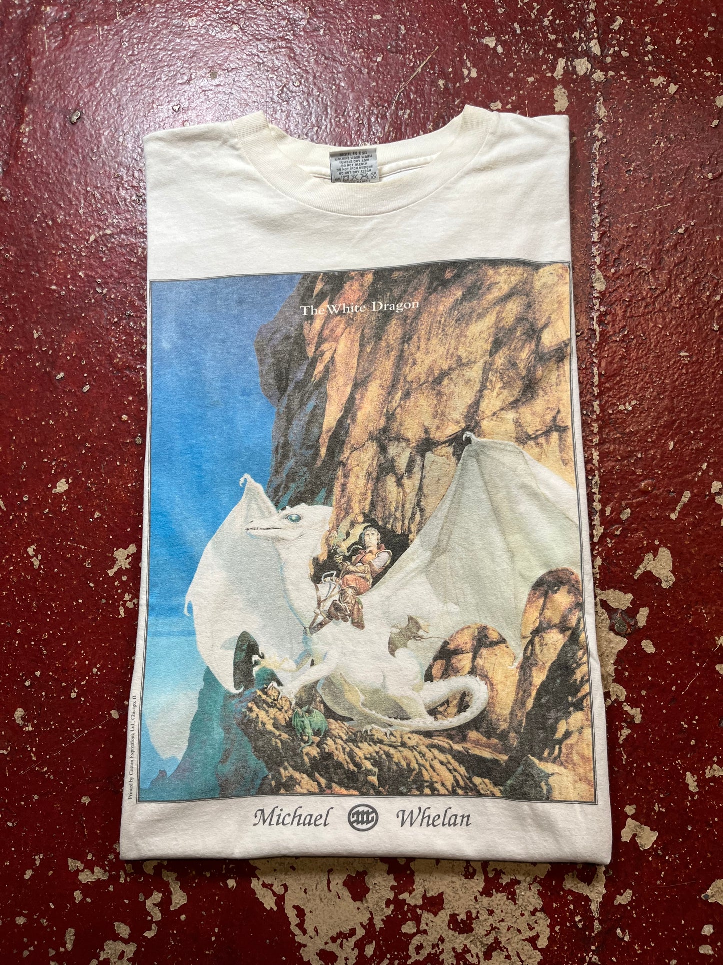 90s Michael Whalen “White Dragon” Tee