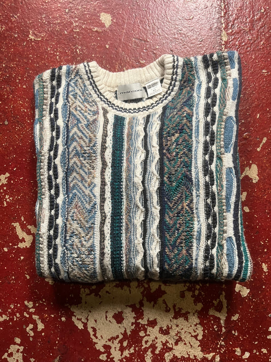 90s Marconi 3D Knit Sweater