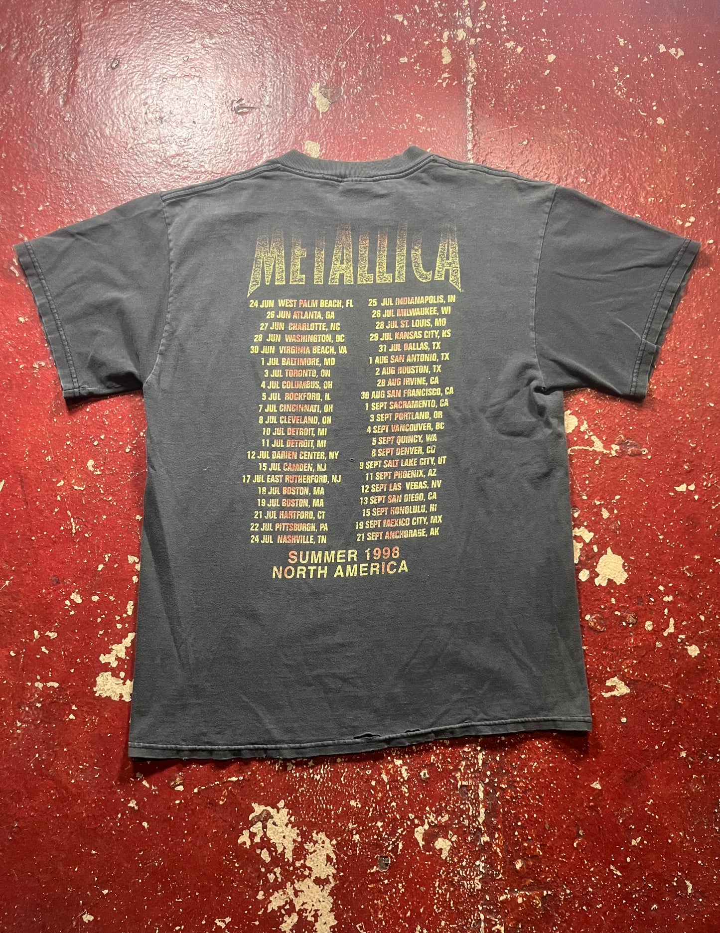 1998 Metallica Tee