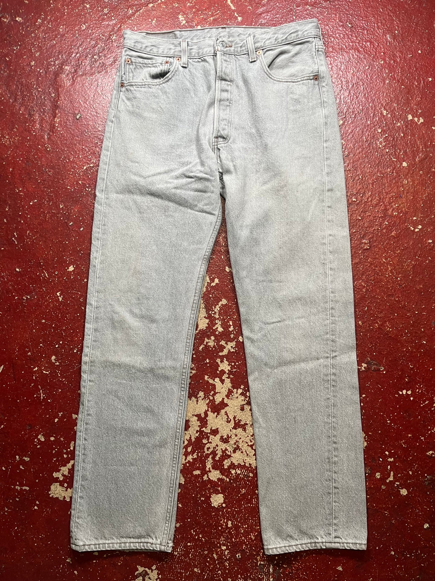 90s Levis 501s Grey Jeans