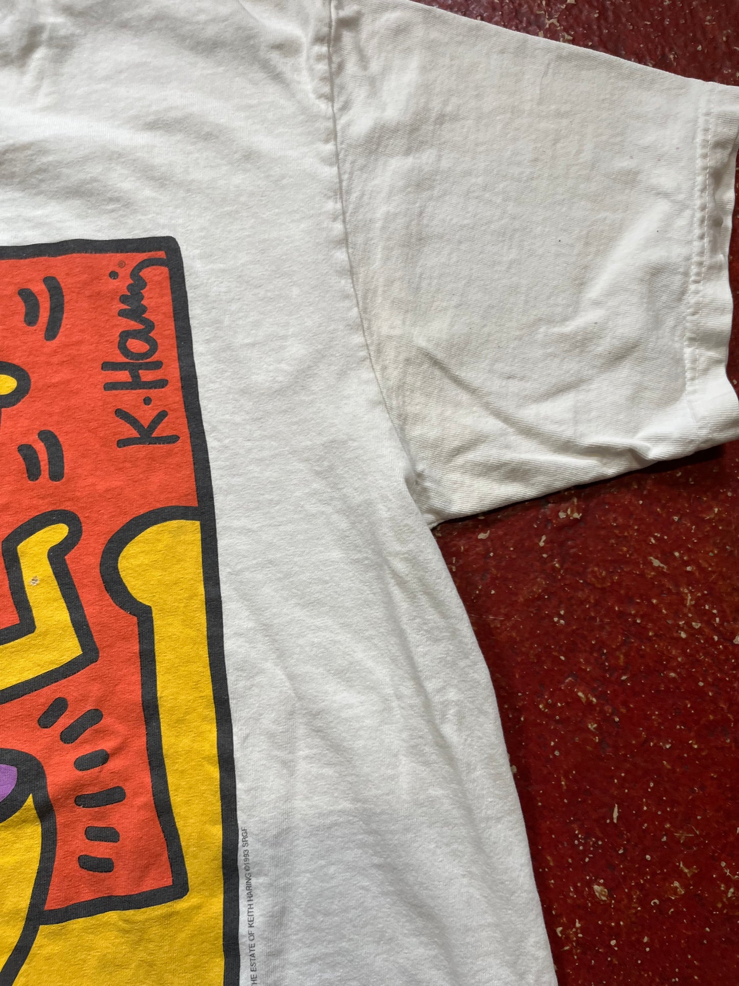 1993 Keith Haring “Learning Through Art” Tee