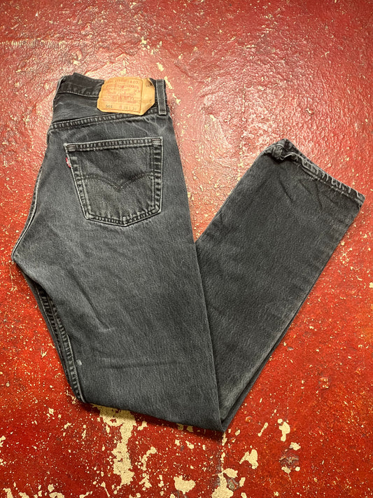 90s Levis 501s Black Jeans