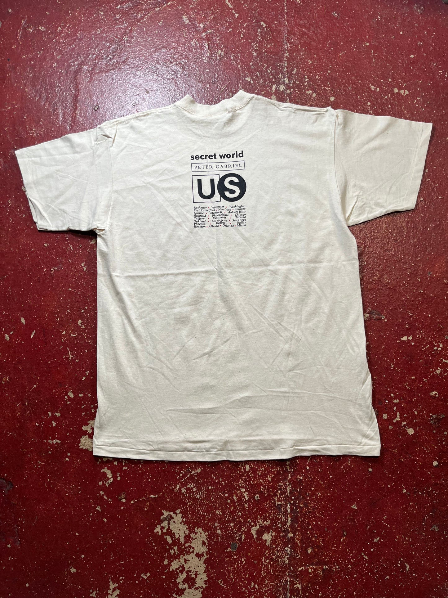 1992 Peter Gabriel “Secret World” Tee