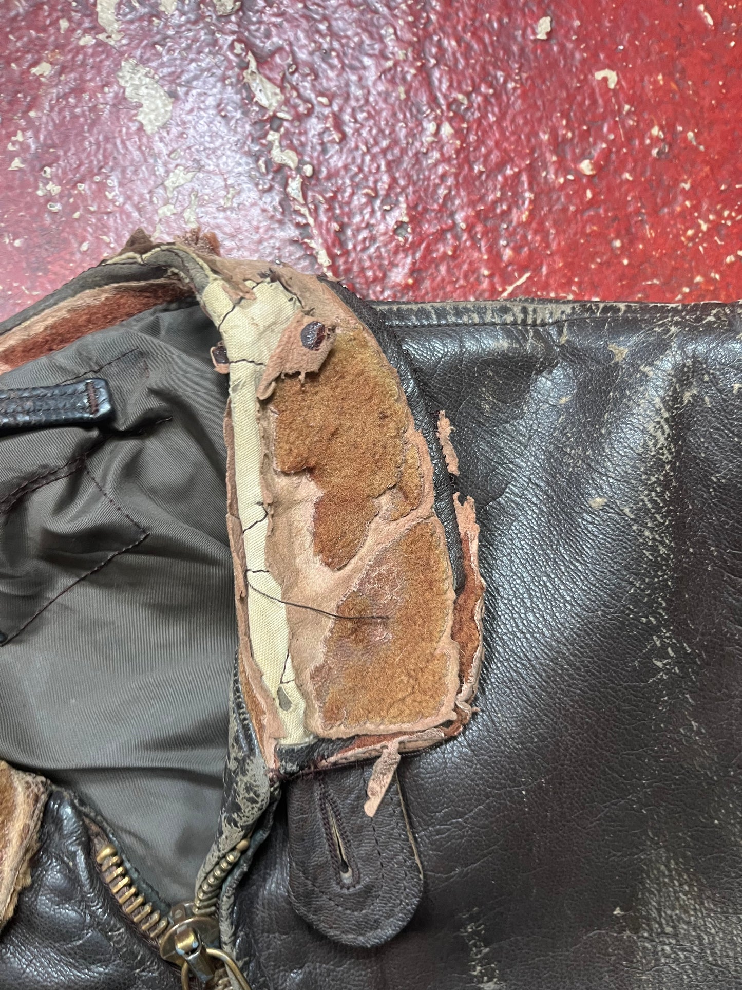 50s/60s G1 Leather Bomber Jacket