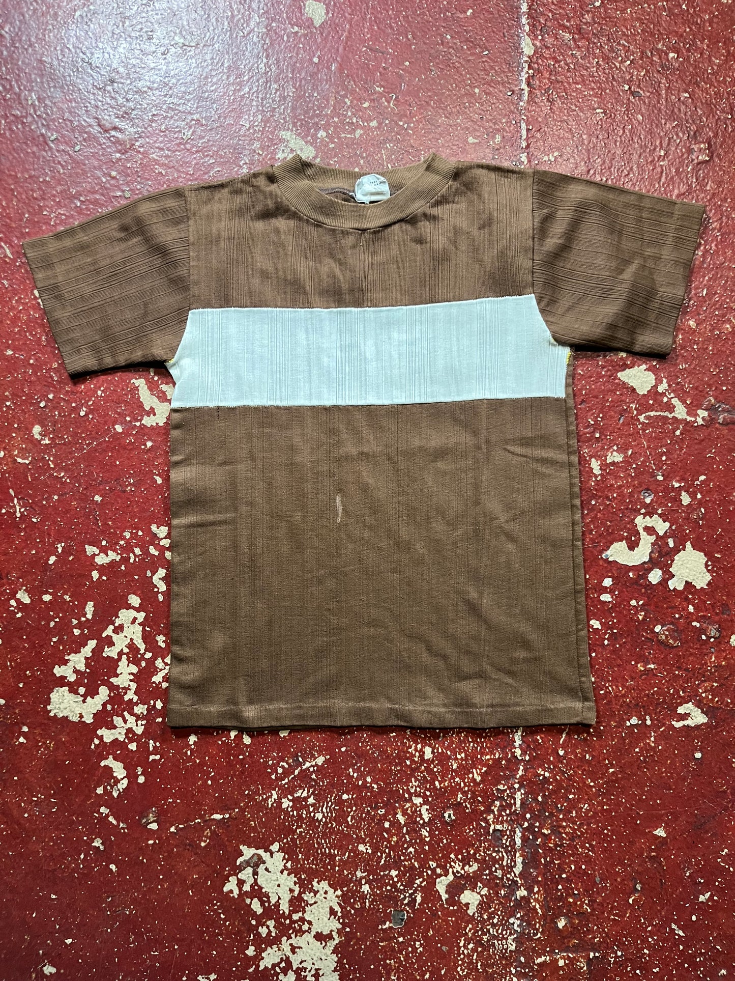 60s/70s Brown & White Tee