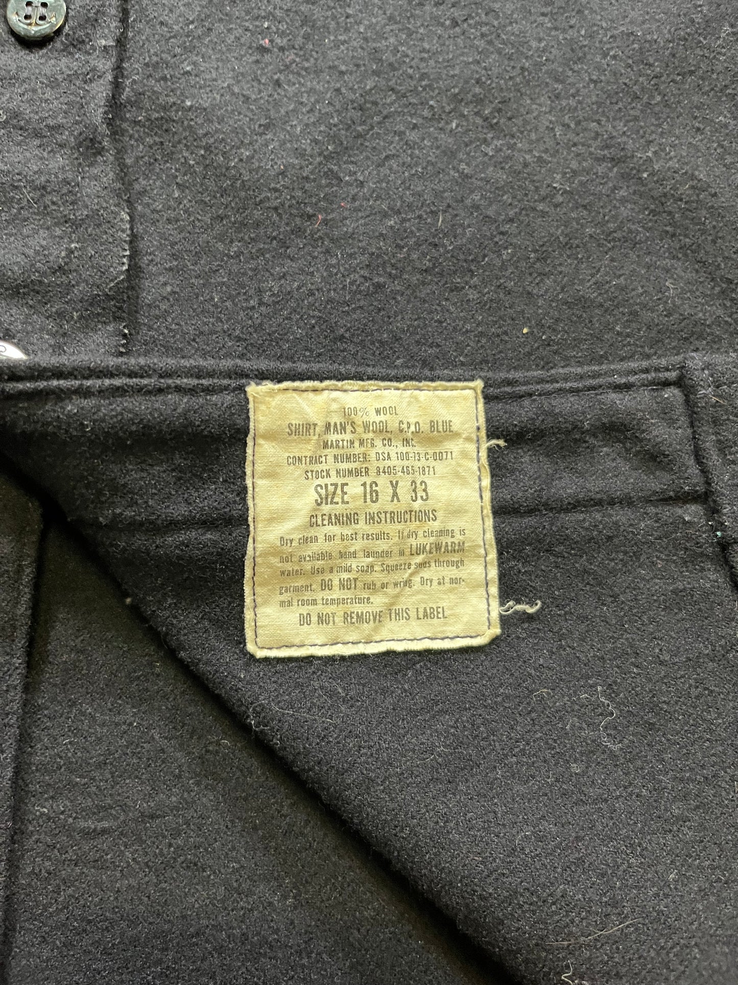 70s CPO Blue Flannel