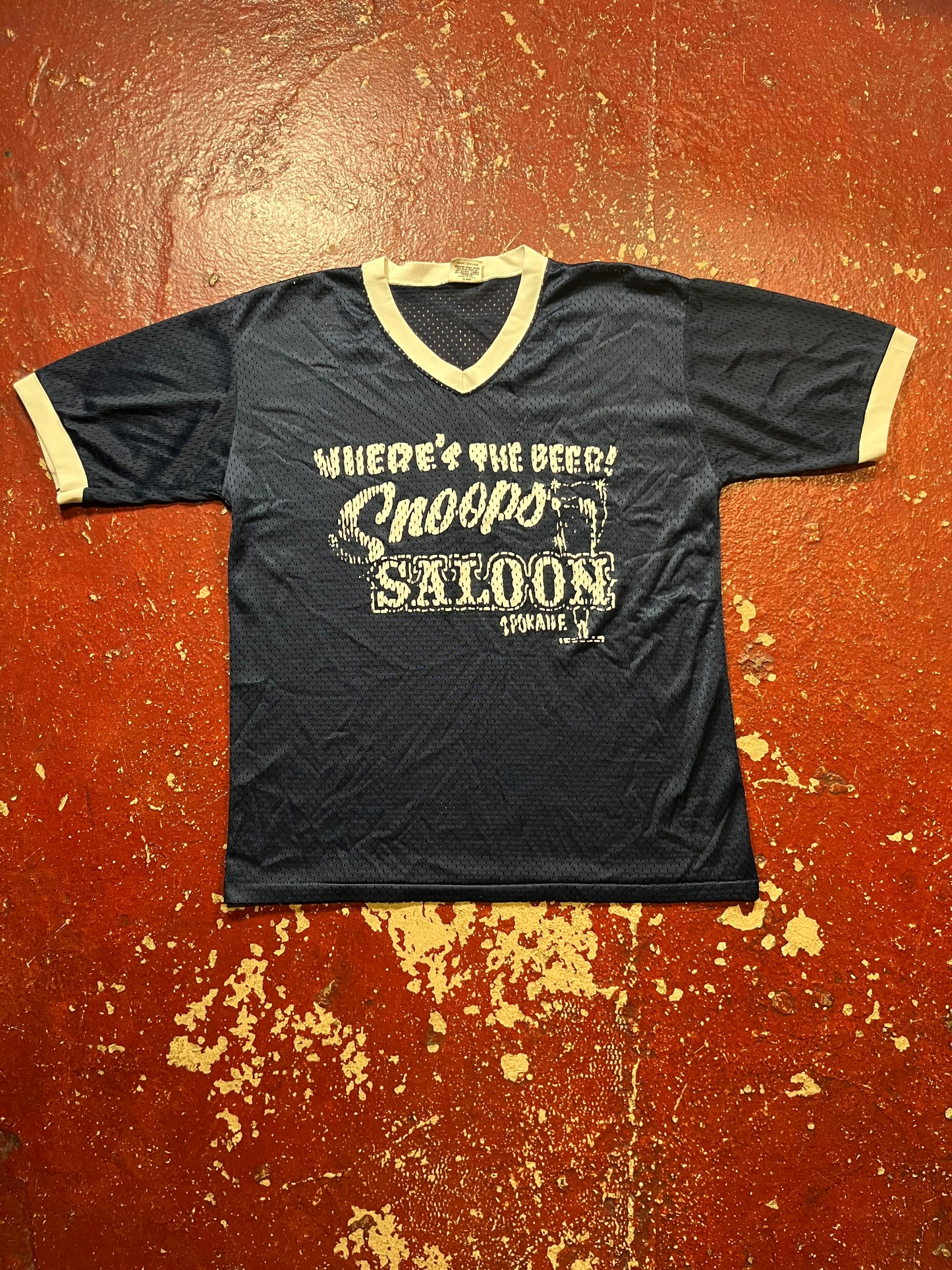 80s Snoops Saloon Mesh Shirt