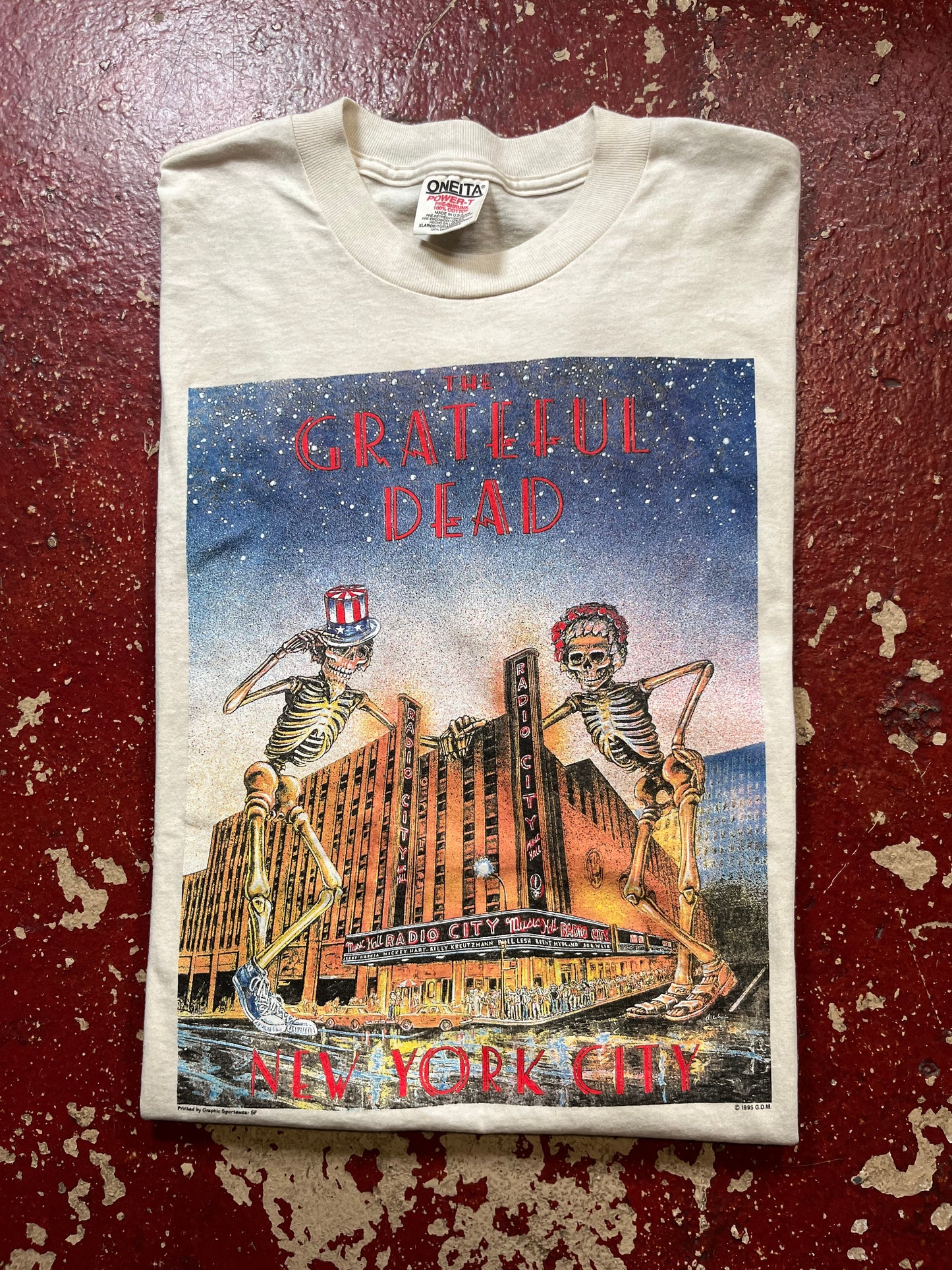 1995 Grateful Dead “New York City” Tee