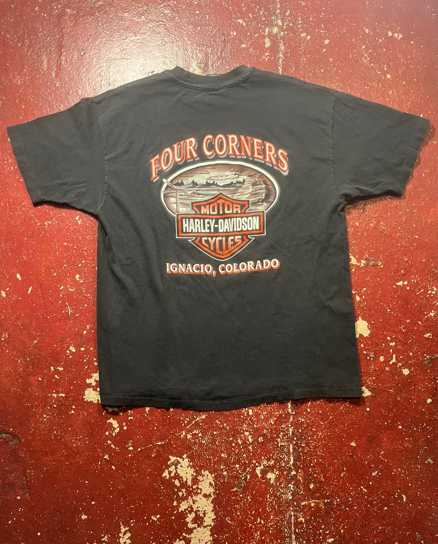 1994 Harley Davidson Four Corners Tee