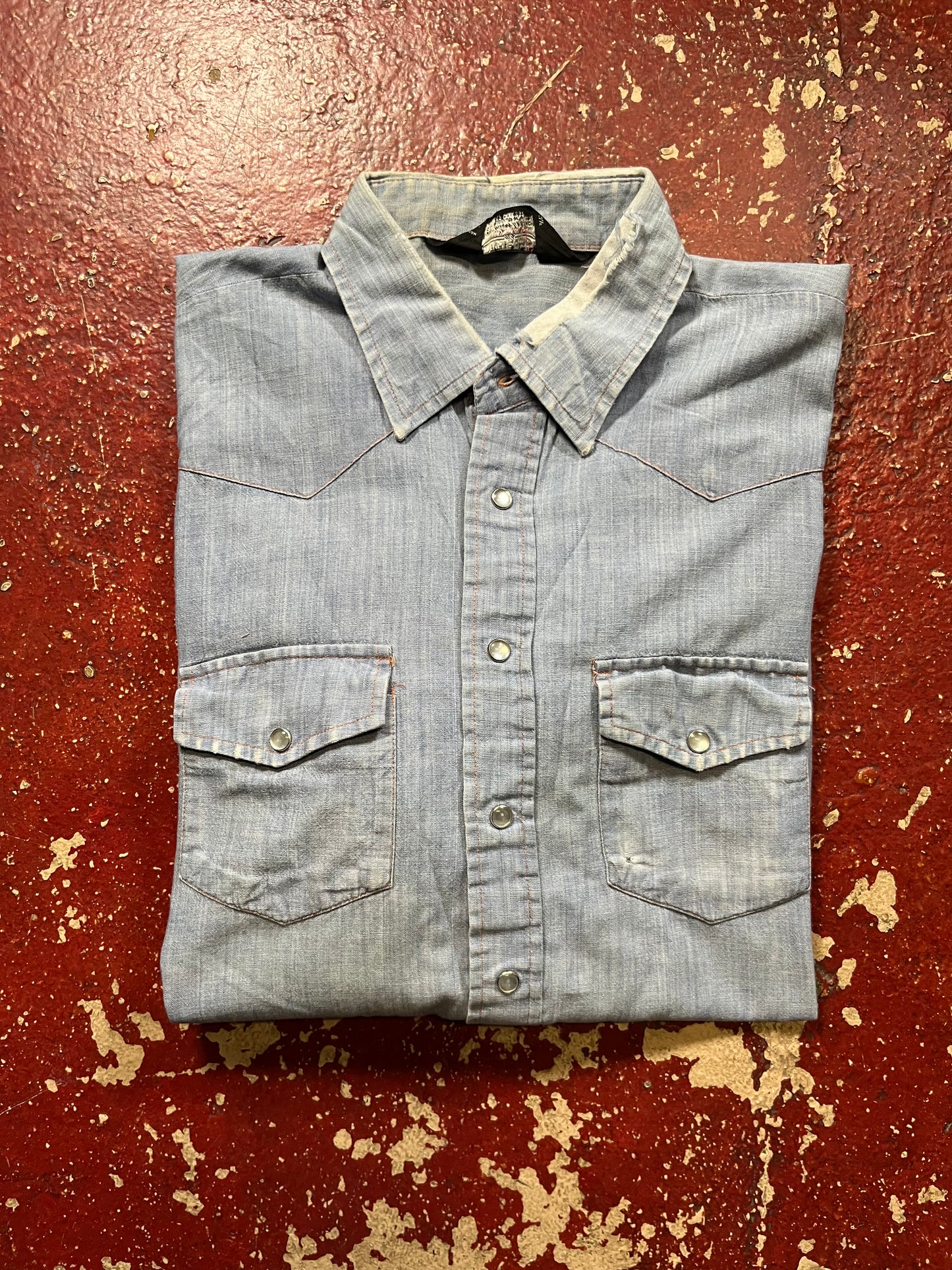 60s/70s BJR Western Pearl Snap Long Sleeve Shirt