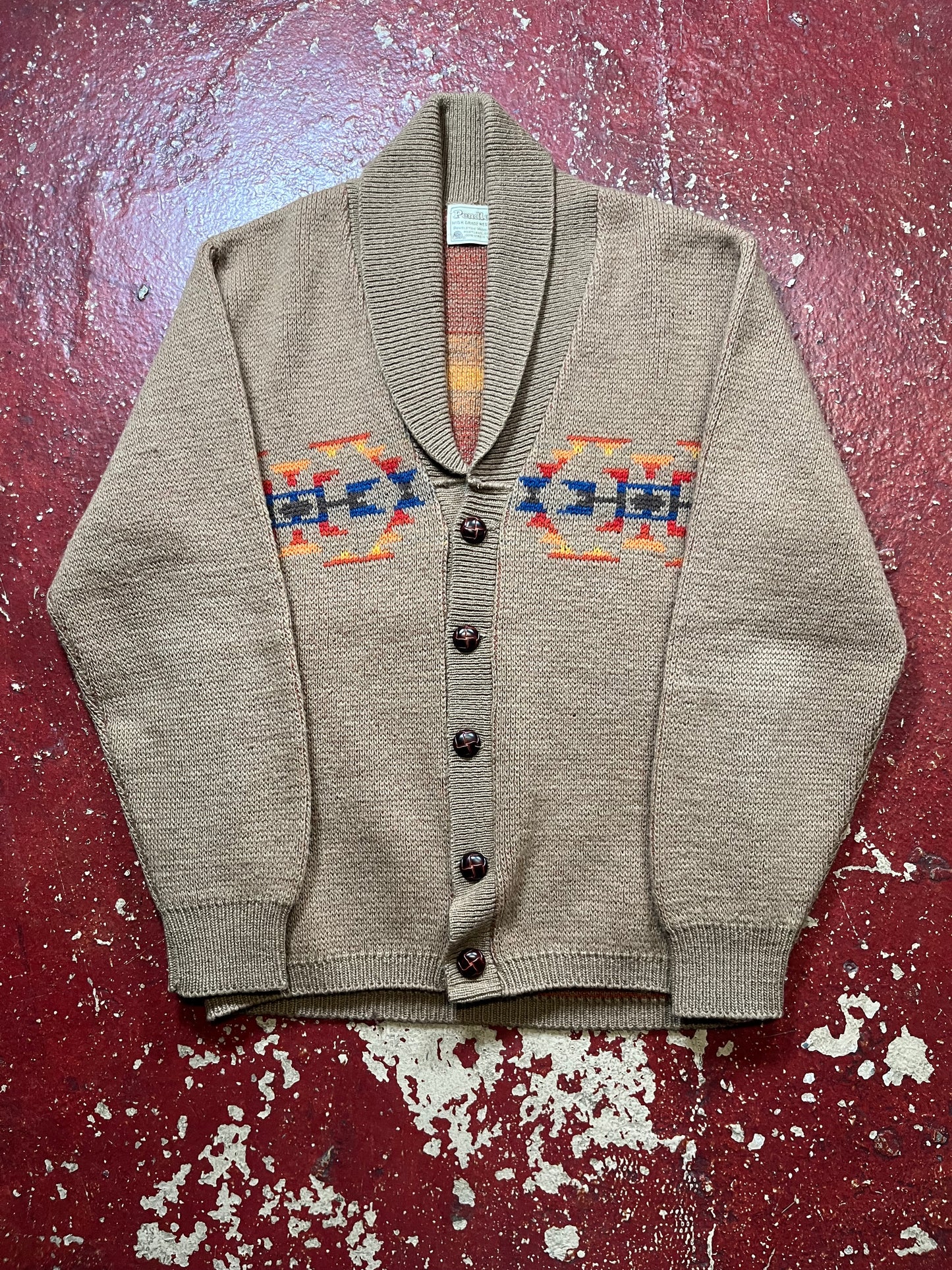 70s Pendleton Navajo Cardigan