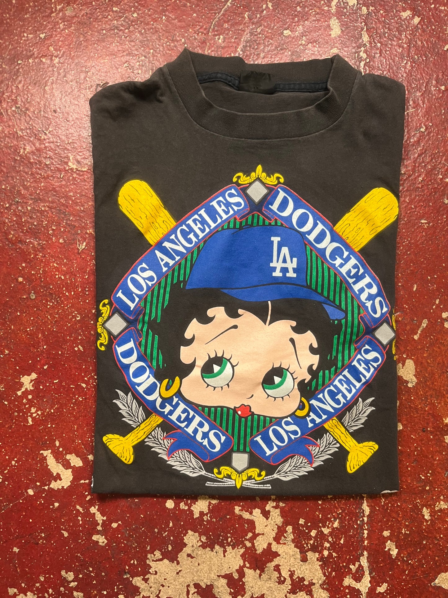 1990 Los Angeles Dodgers Betty Boop Tee