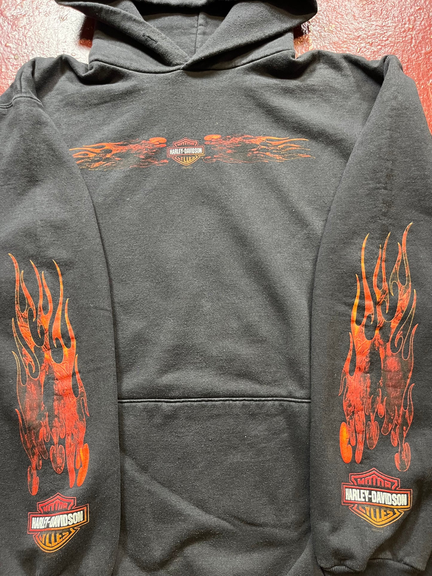 2004 Harley Davidson Hollingsworth Flames Hoodie