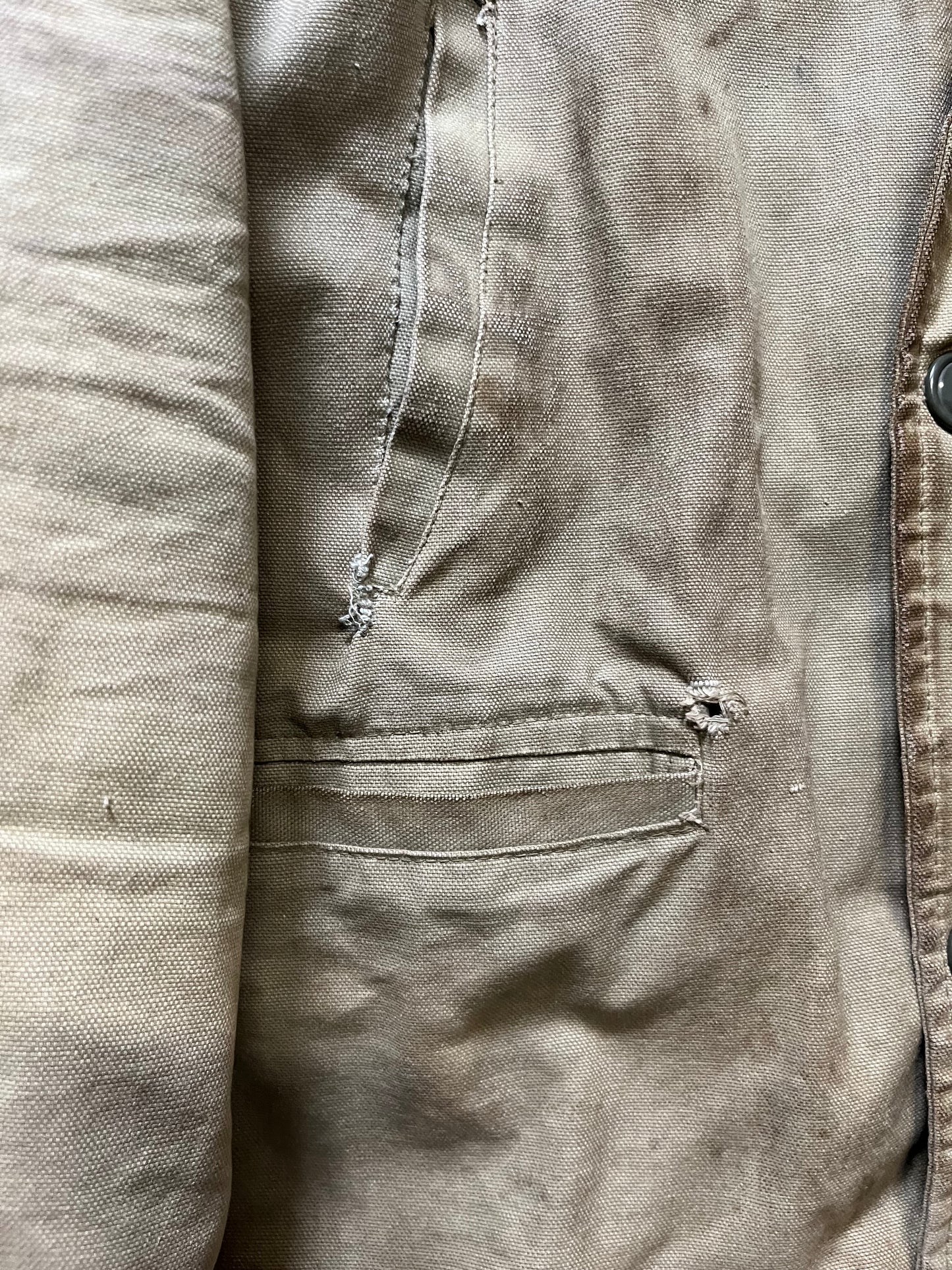 50s/60s Civilian Fur Lined Hooded Jacket