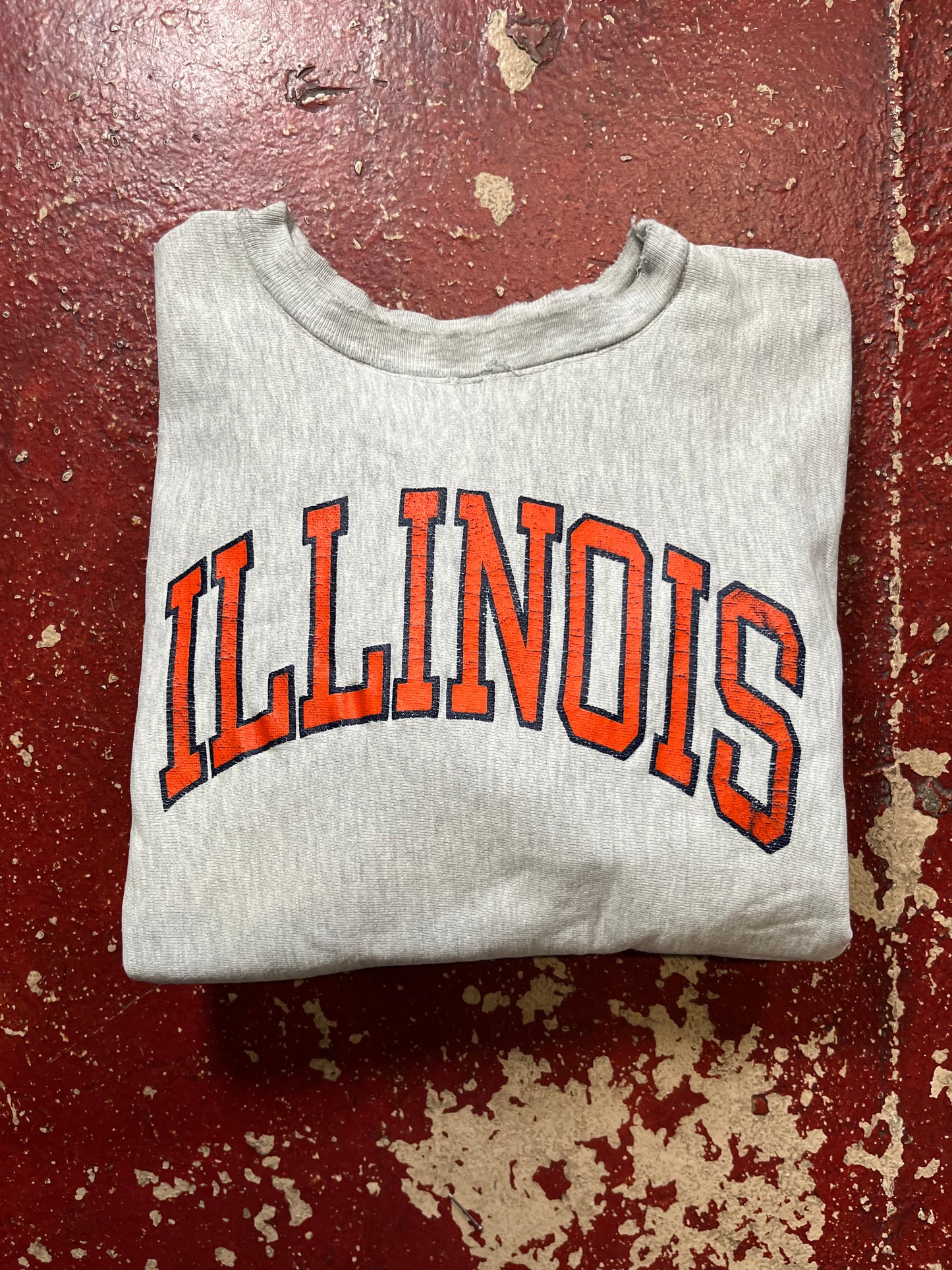 80s Champion Reverse Weave Illinois Crewneck