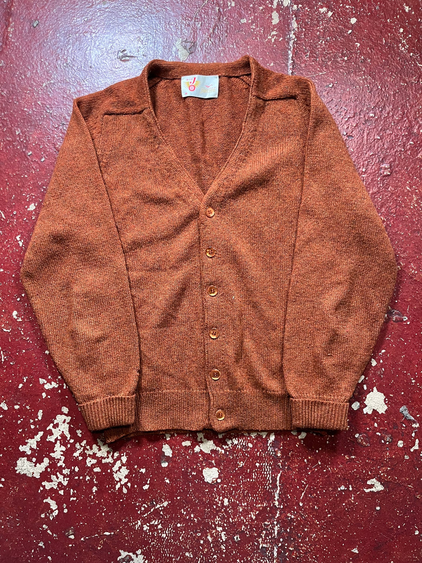 60s Jantzen Orange Cardigan