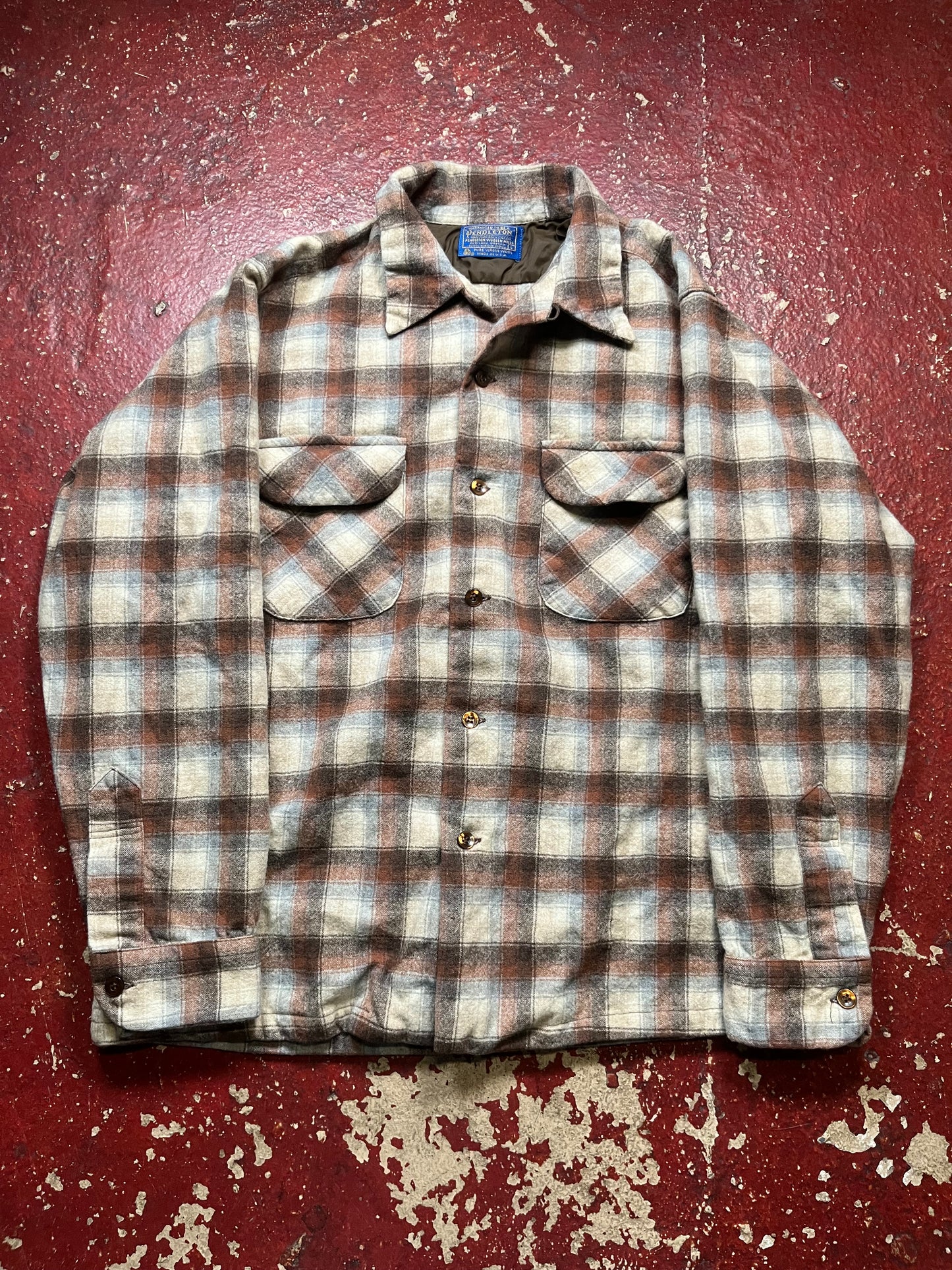 60s Pendleton Long Sleeve Board Shirt