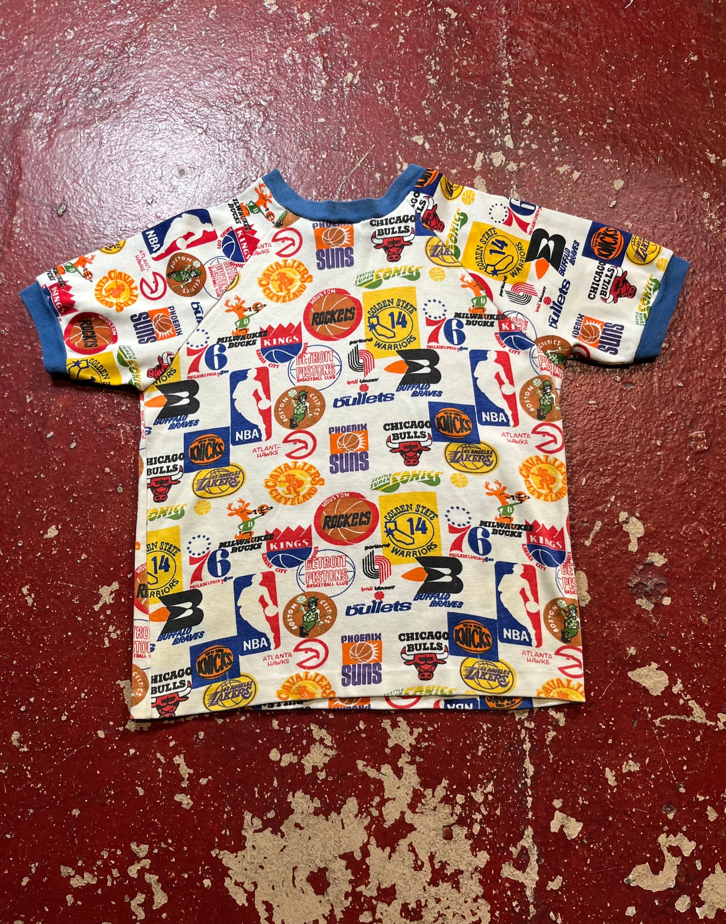 70s/80s NBA Teams Ringer Tee
