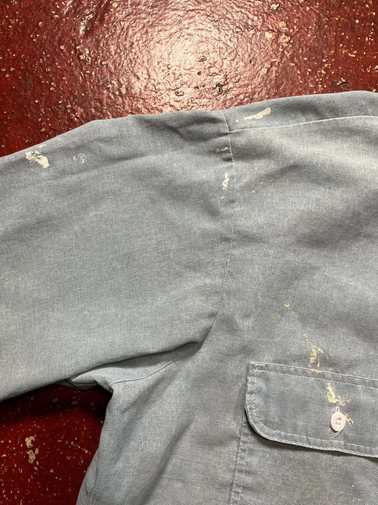80s Big Mac Chambray Long Sleeve Shirt