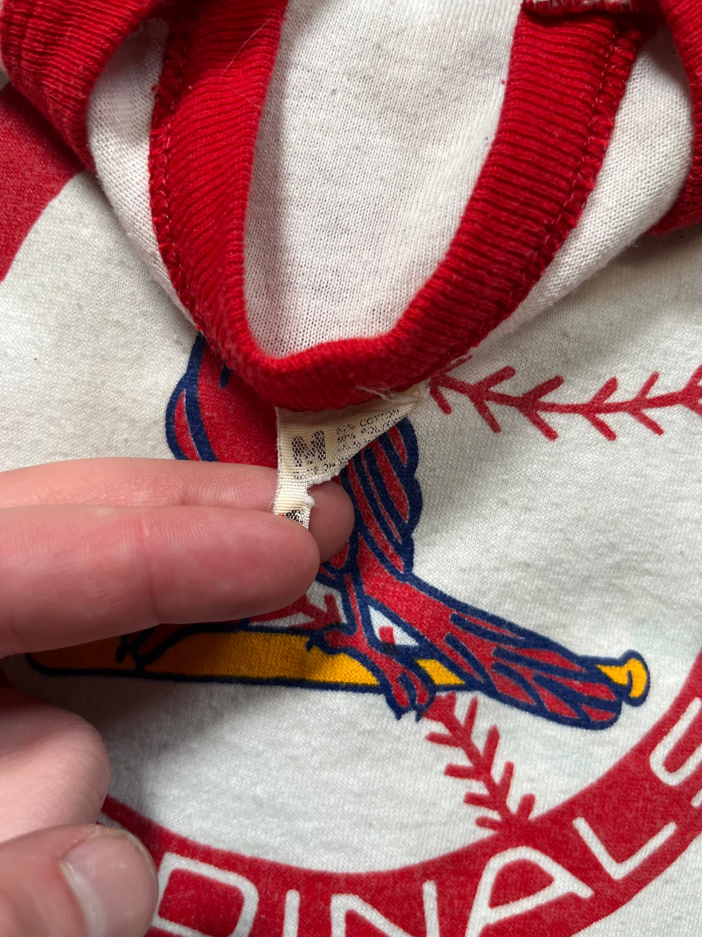 80s St Louis Cardinals Quarter Sleeve Shirt