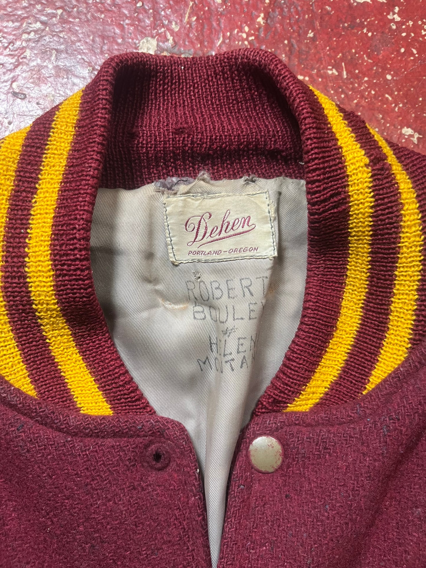 50s Dehen Montana Letterman Jacket