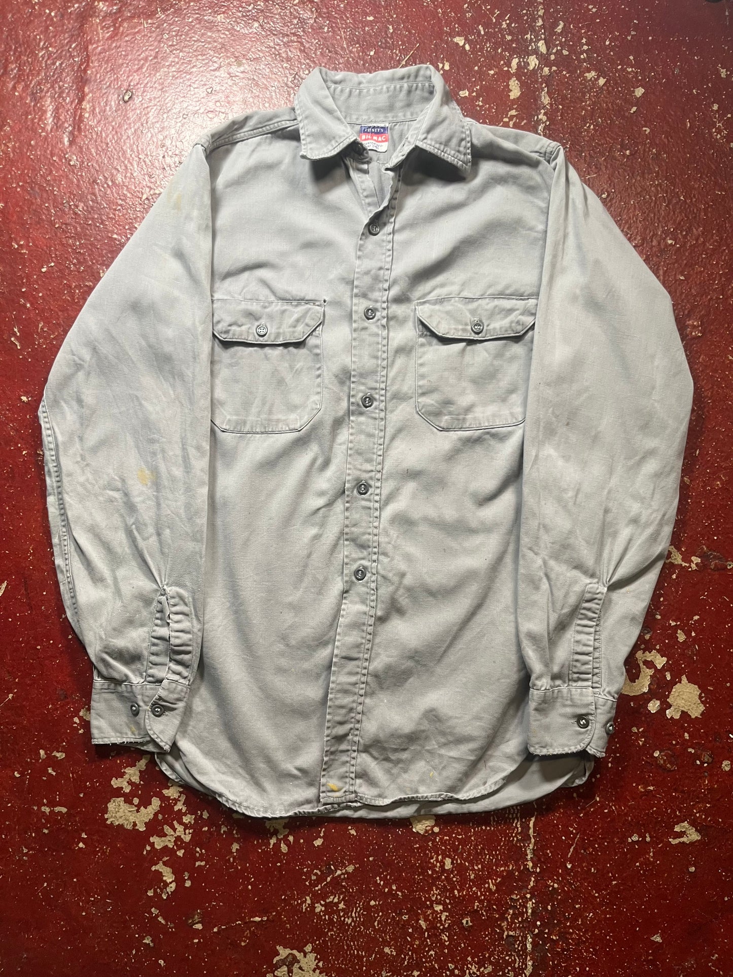 50s Pennys Big Mac Grey Work Shirt