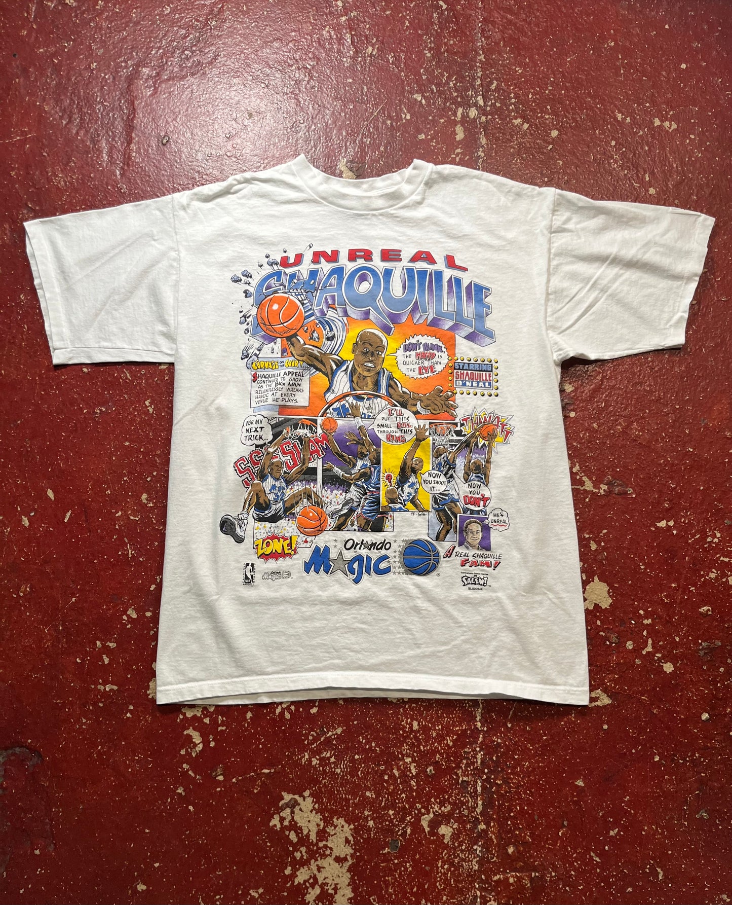 90s Unreal Shaquille Comic Tee